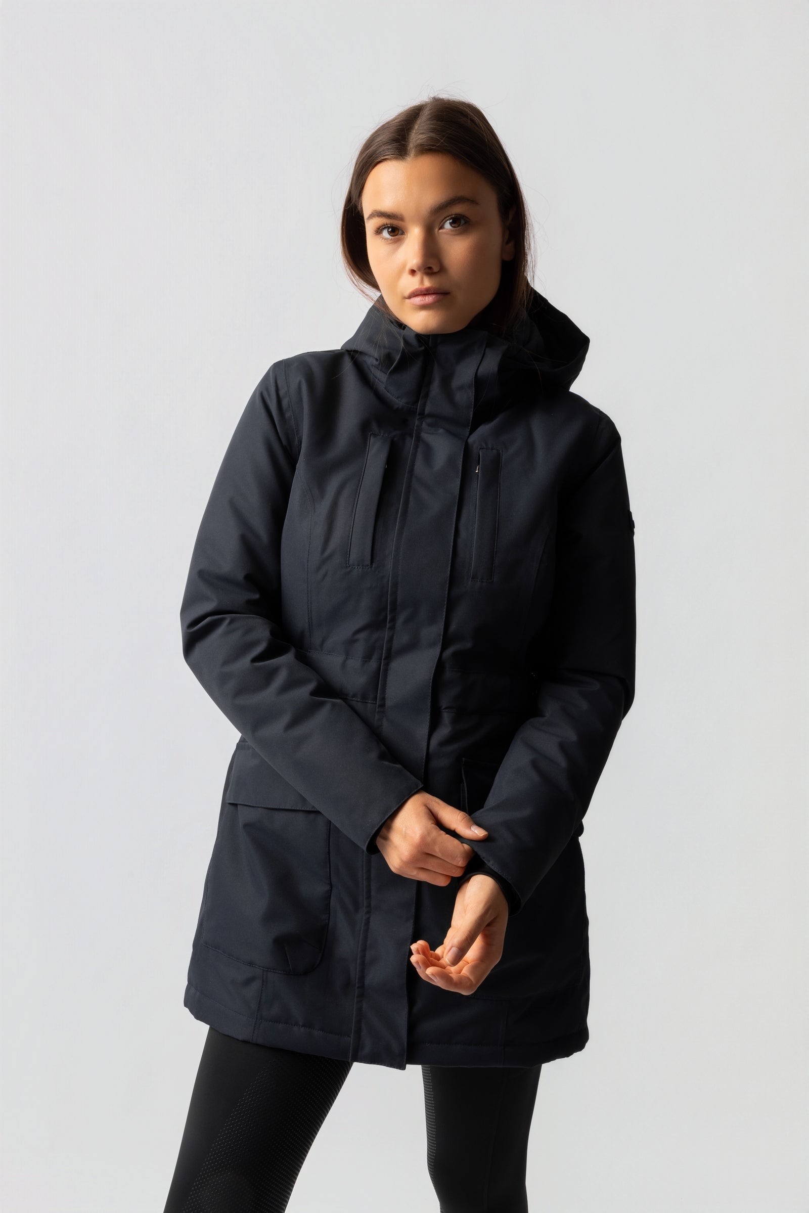 Horze Jadine verwarmde winter rijjas Dames paardrijkleding