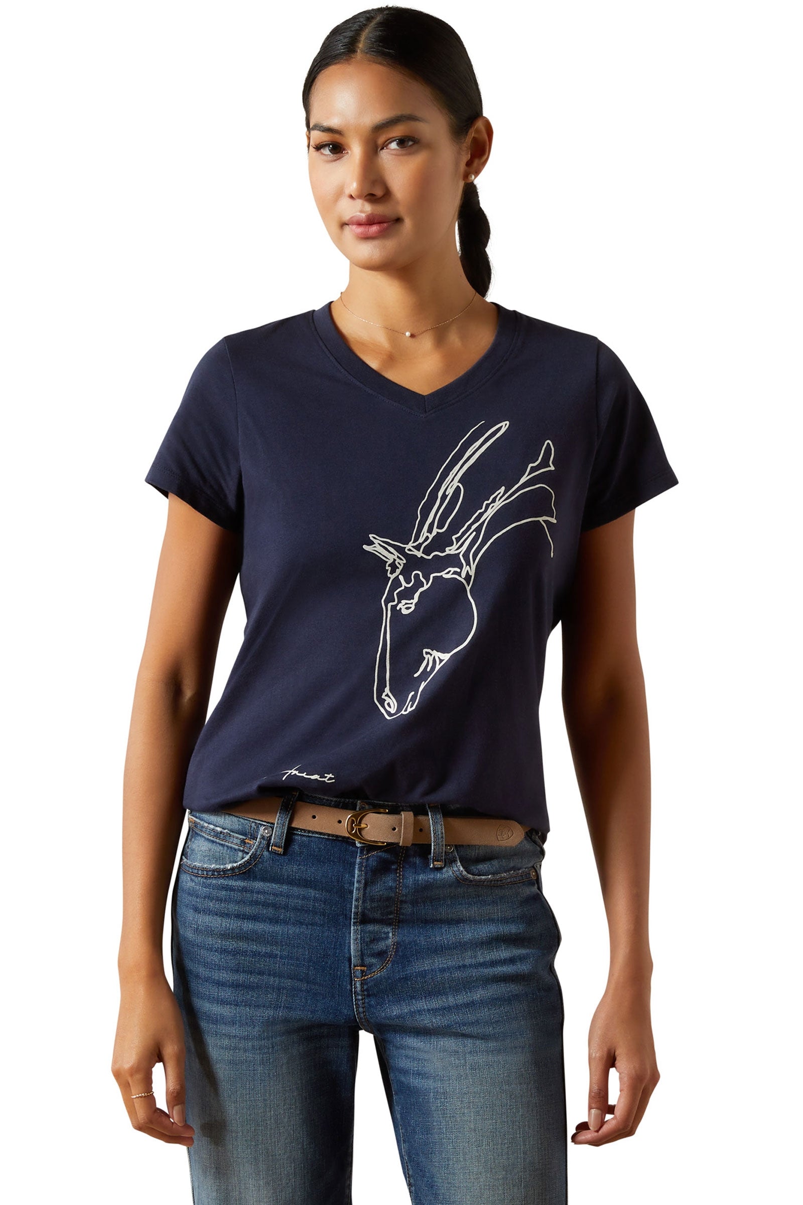 Ariat Hay Girl dames-T-shirt Kinder paardrijkleding