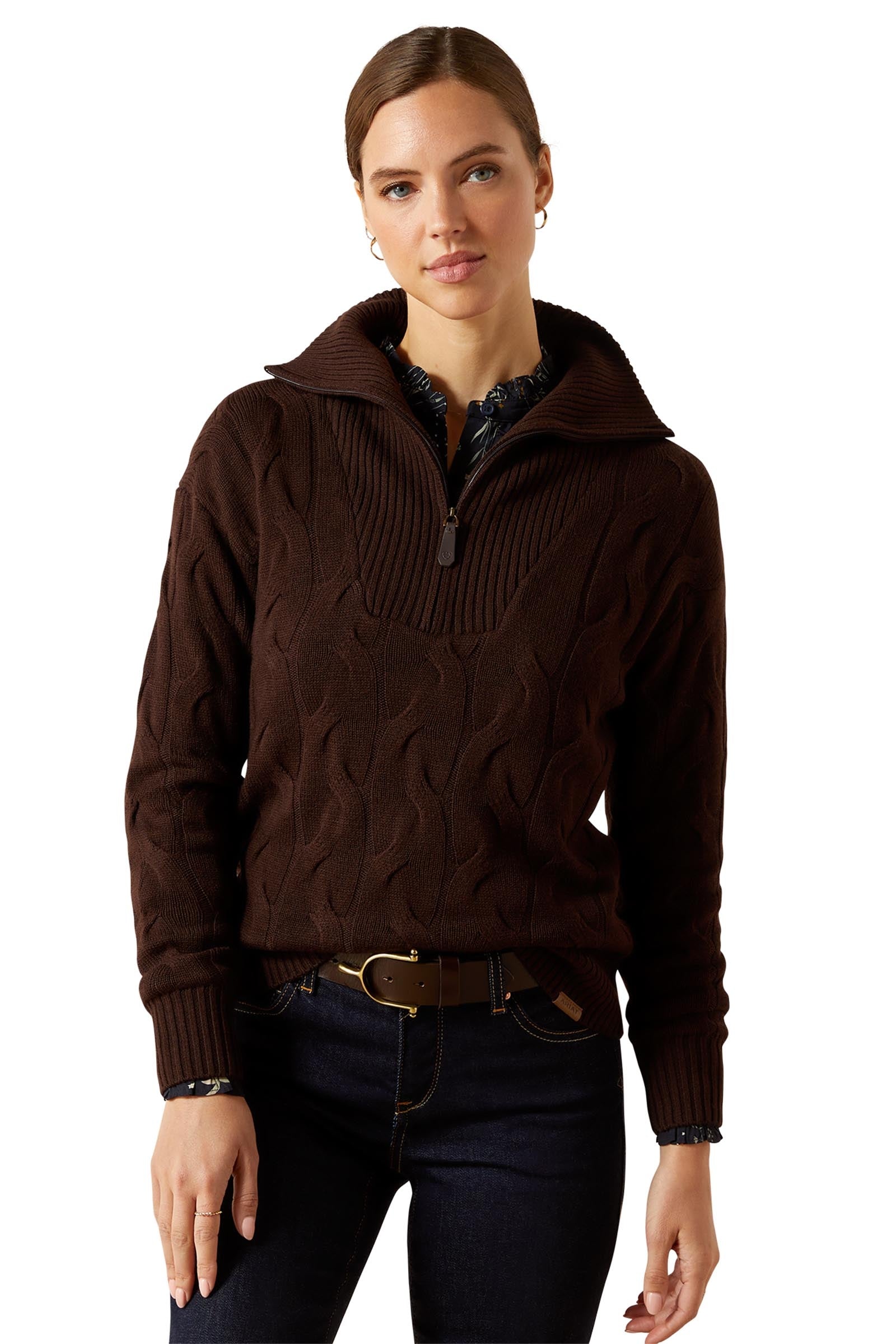 Ariat Alamere damestrui met halve rits Dames paardrijkleding