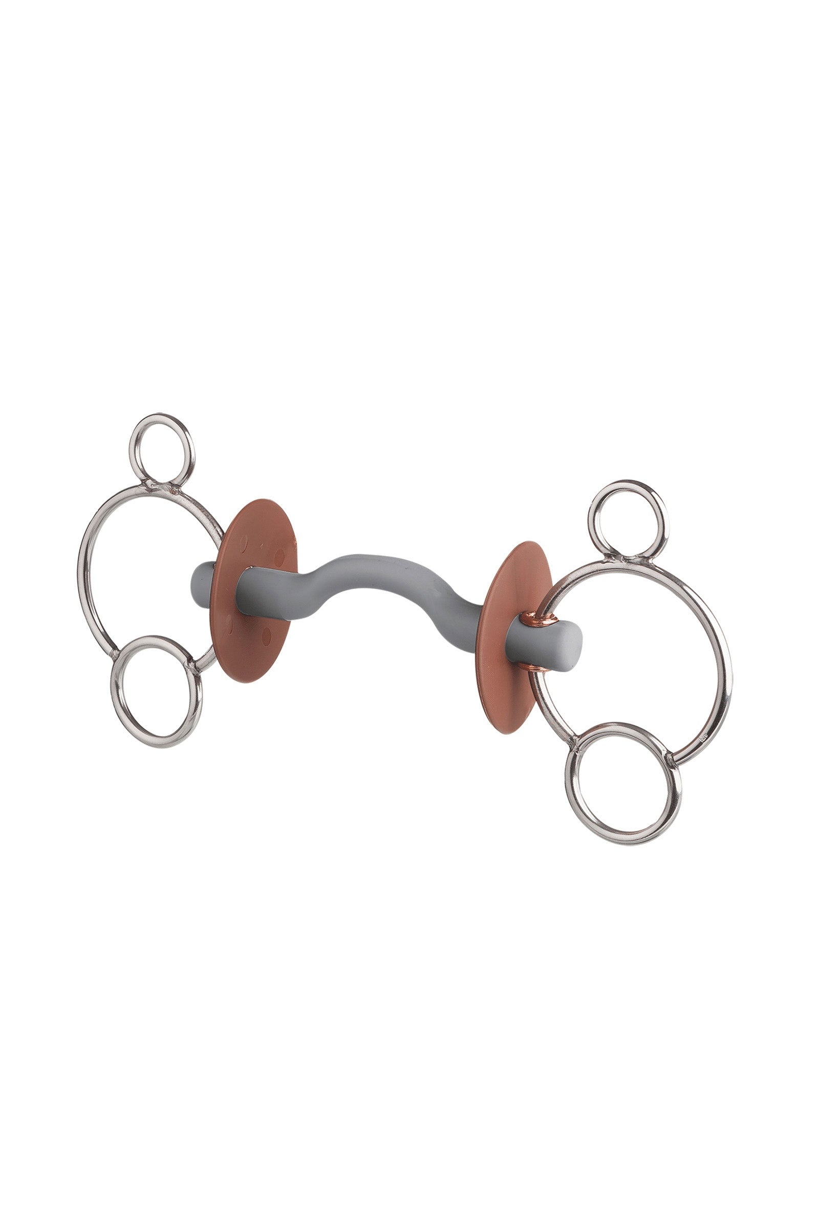 Waldhausen Beris 3-Ring Tongue Port Bar Bit Horse Bits