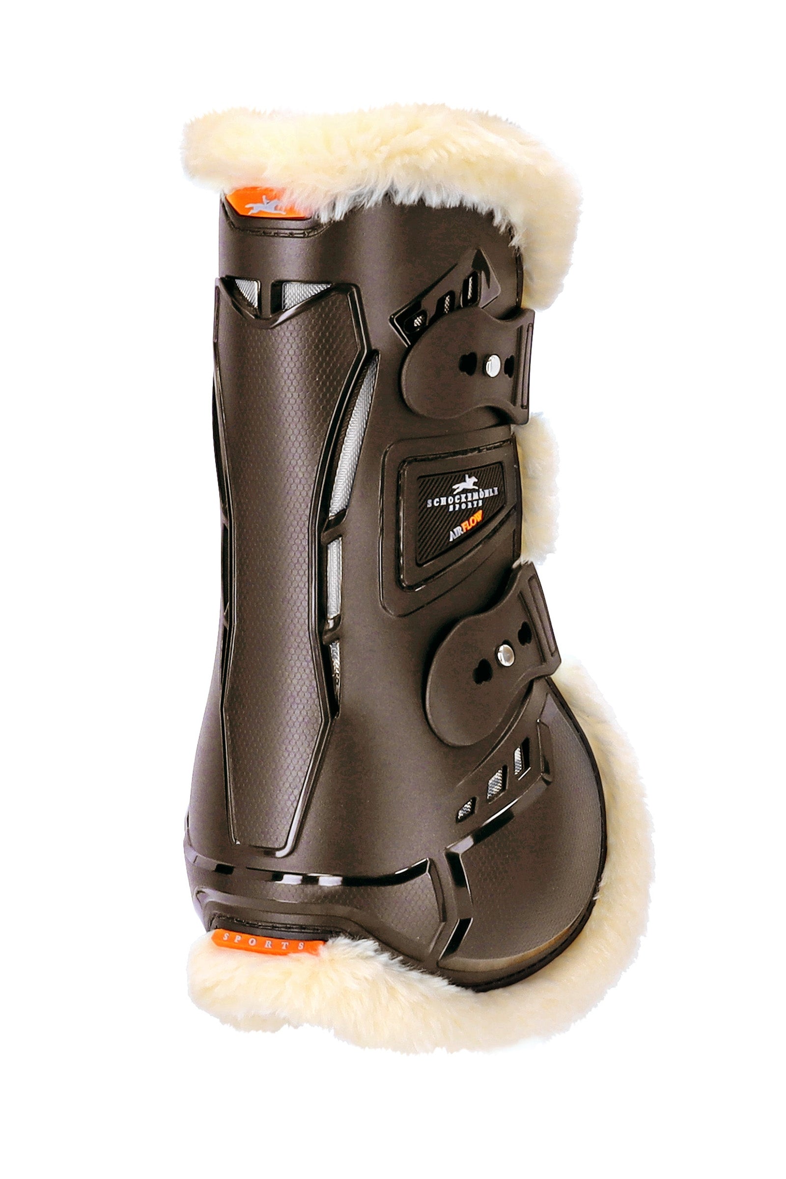 Schockemöhle Sports Air Flow Champion peesbeschermers met bont Leg Protection & Hoof Protection for Horses