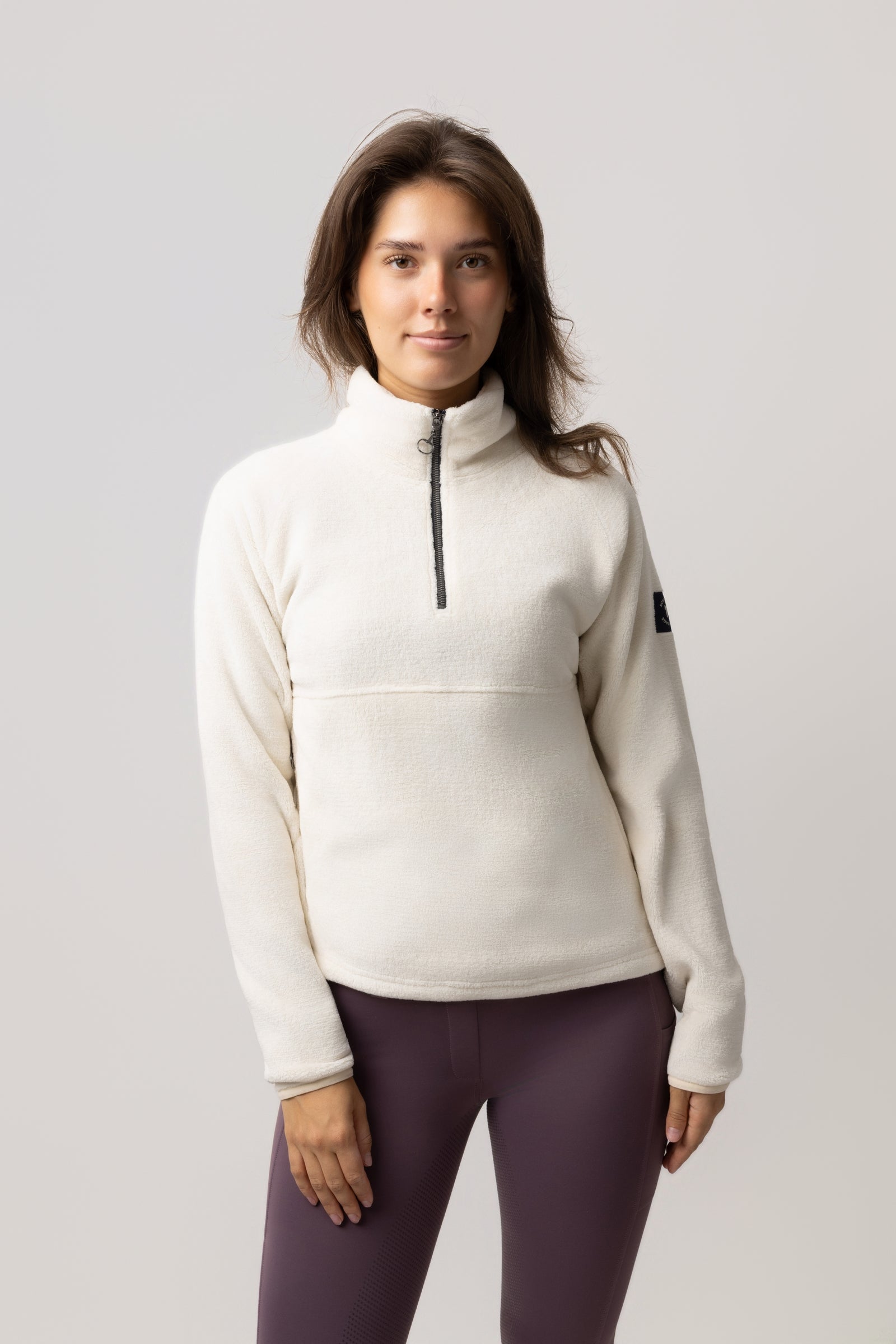 Horze Frieda Dames anorak fleece sweater Dames paardrijkleding