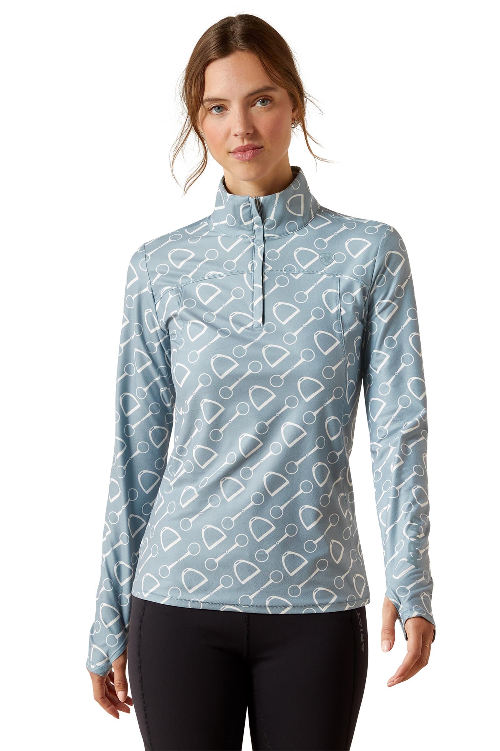 Ariat Lowell 3.0 Women´s 1/4 Zip Baselayer Shirt Dames paardrijkleding