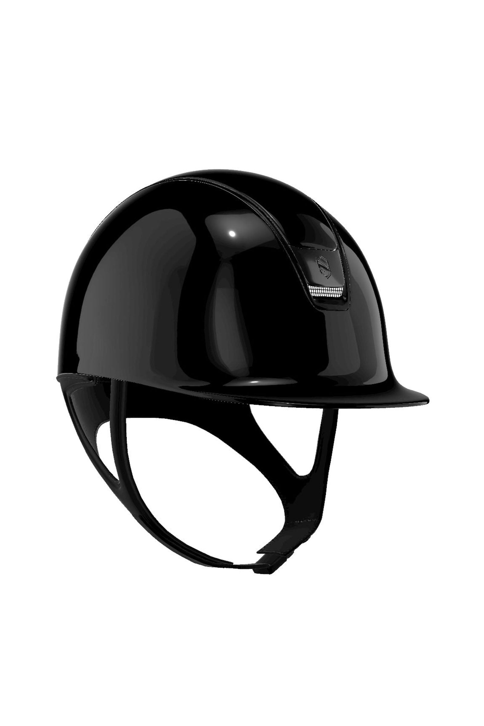 Samshield Regular Glanzend Zwart Chrome 2.0 Paardrijcaps & Bodyprotectors