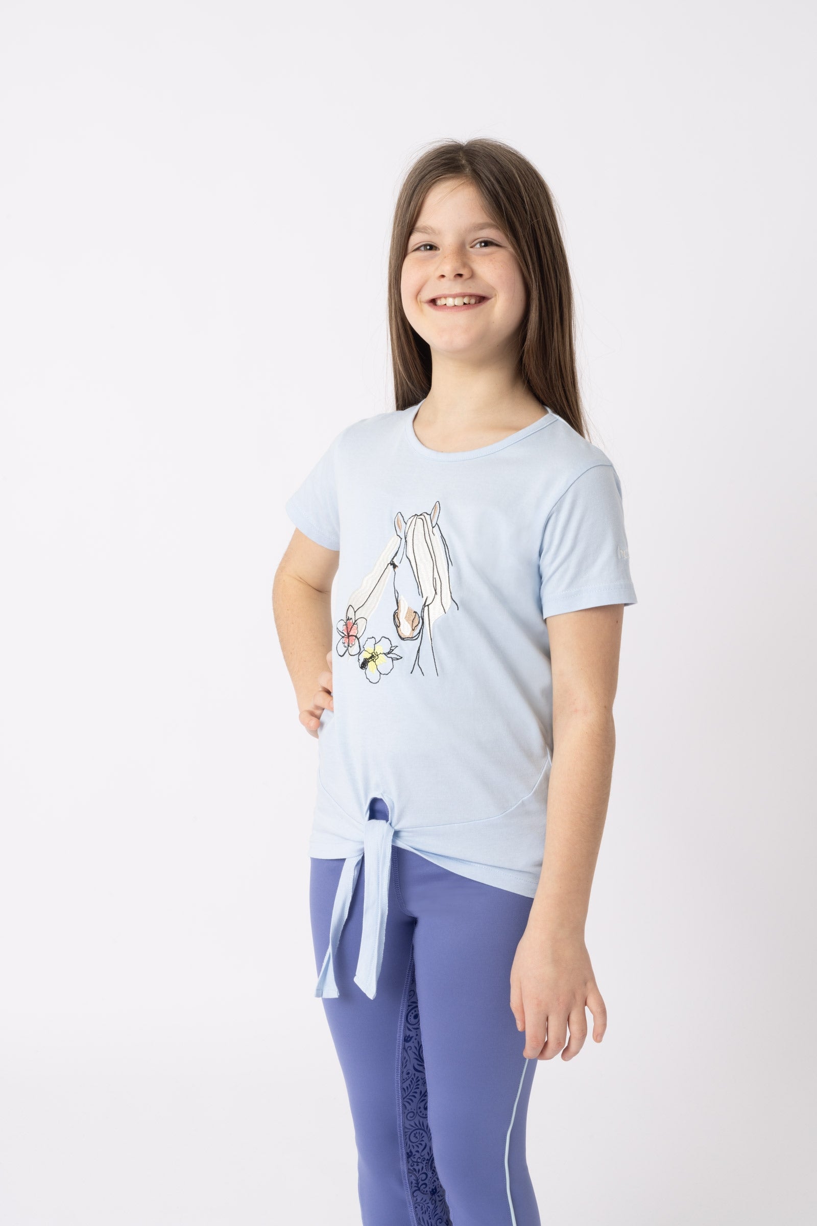 Horze Soena T-shirt, kids Kinder paardrijkleding