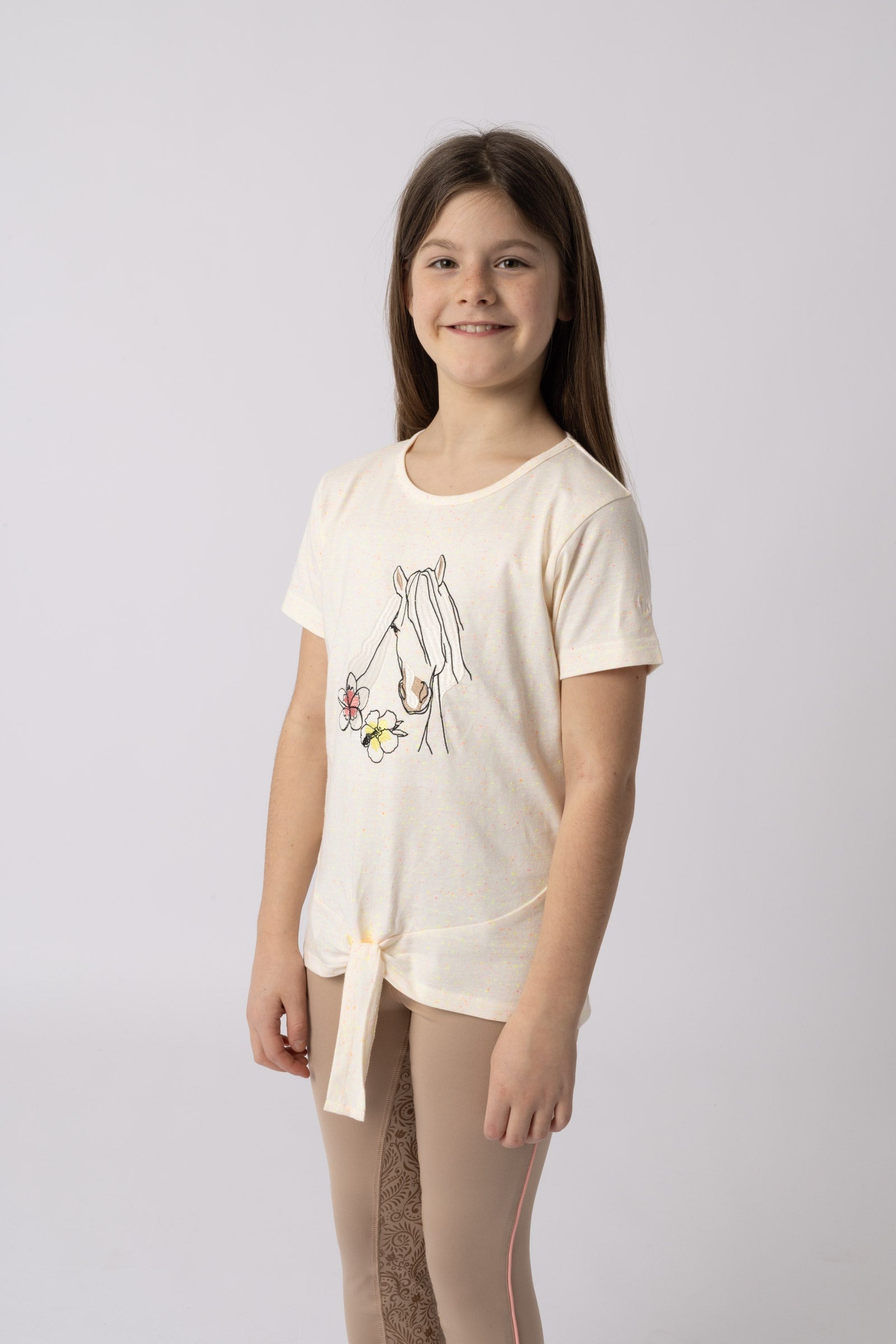 Horze Soena T-shirt, kids Kinder paardrijkleding
