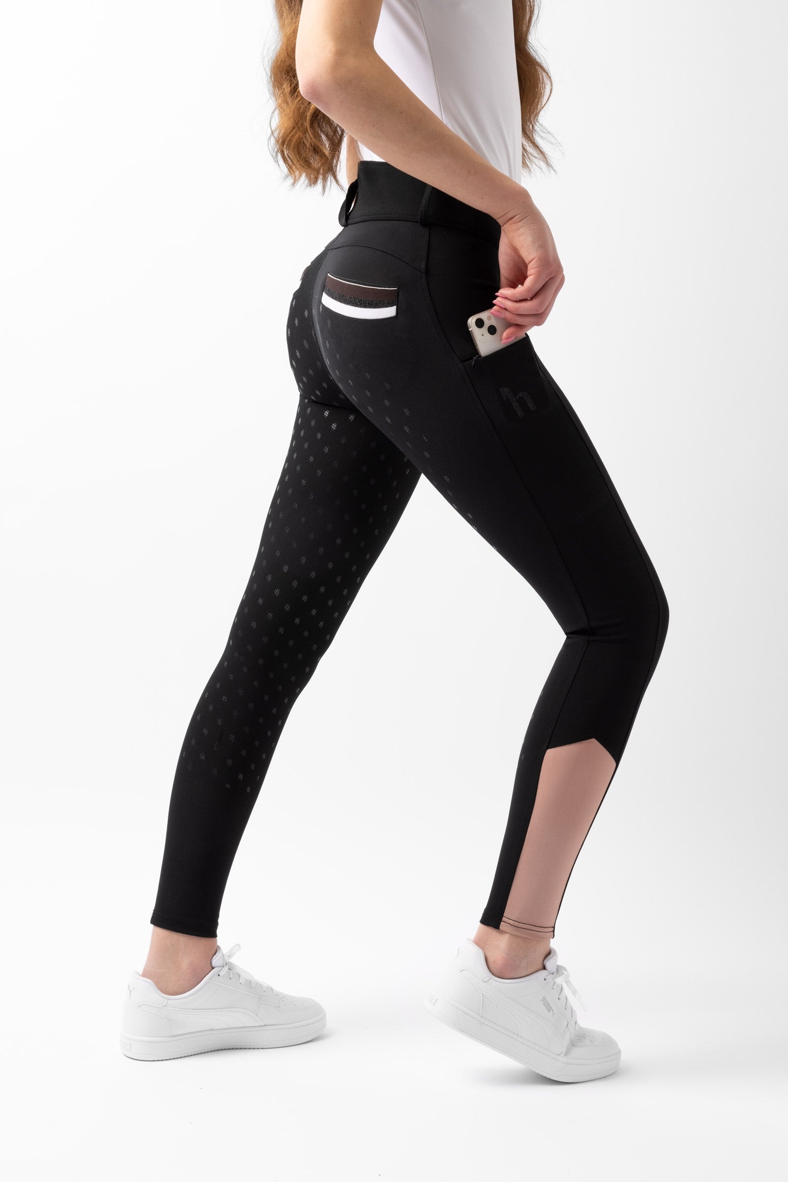Horze Young Rider Alena rijbroek met hoge taille, dames Young Rider Apparel