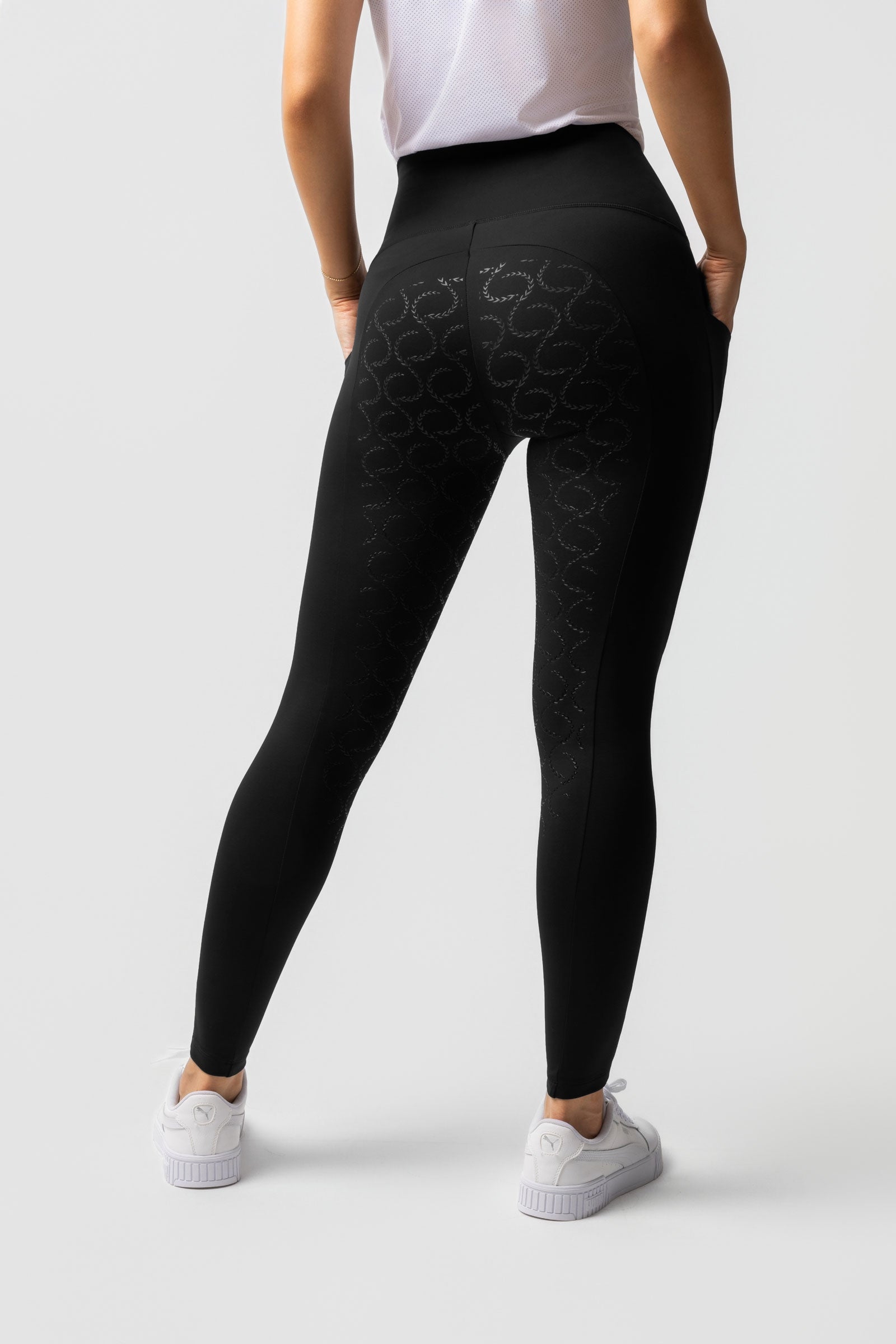 Horze Gillian Dames Thermo volgrip leggings Womens Breeches