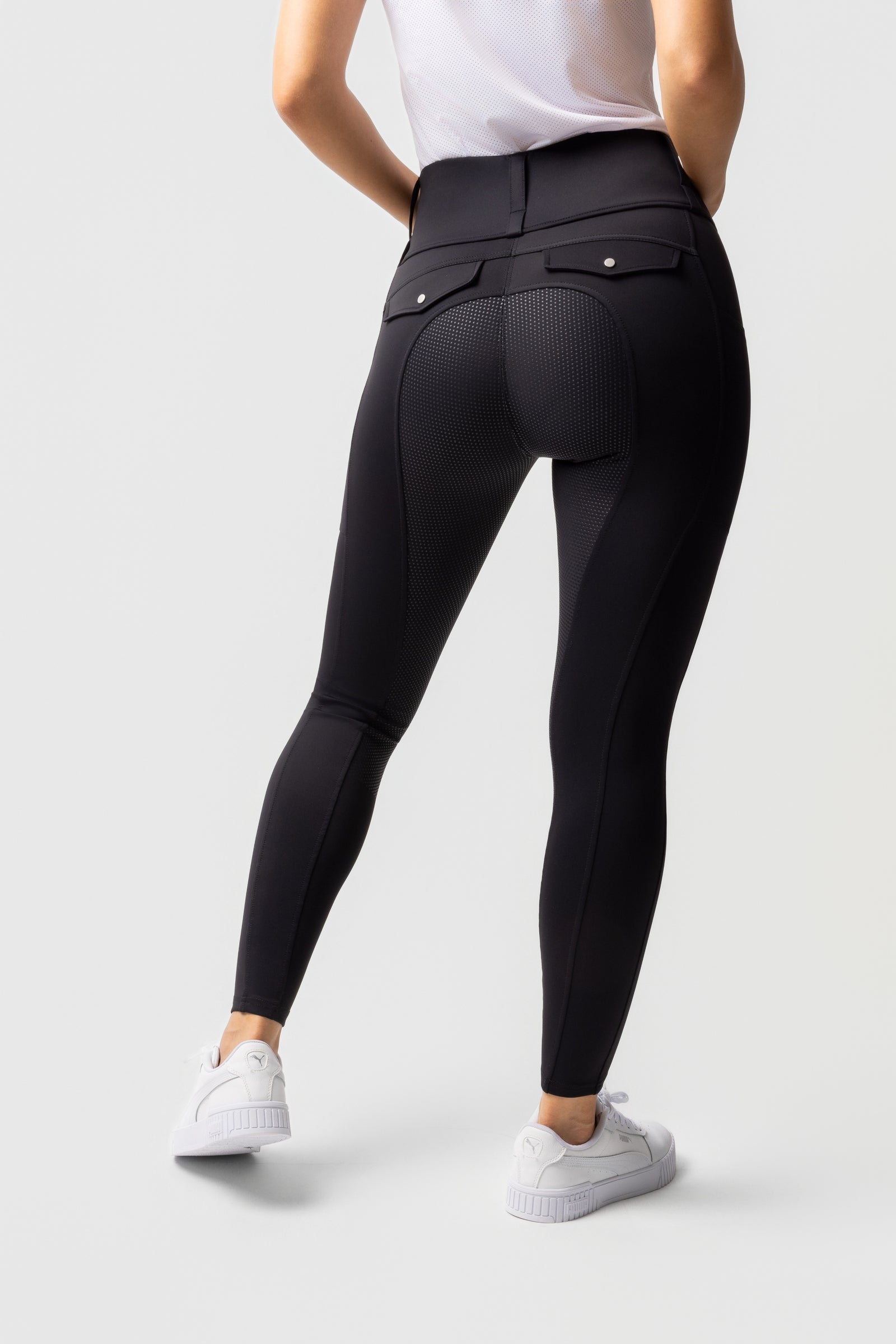 Horze Anya dames rijlegging met fullseat siliconen grip UPF 50+ Womens Breeches