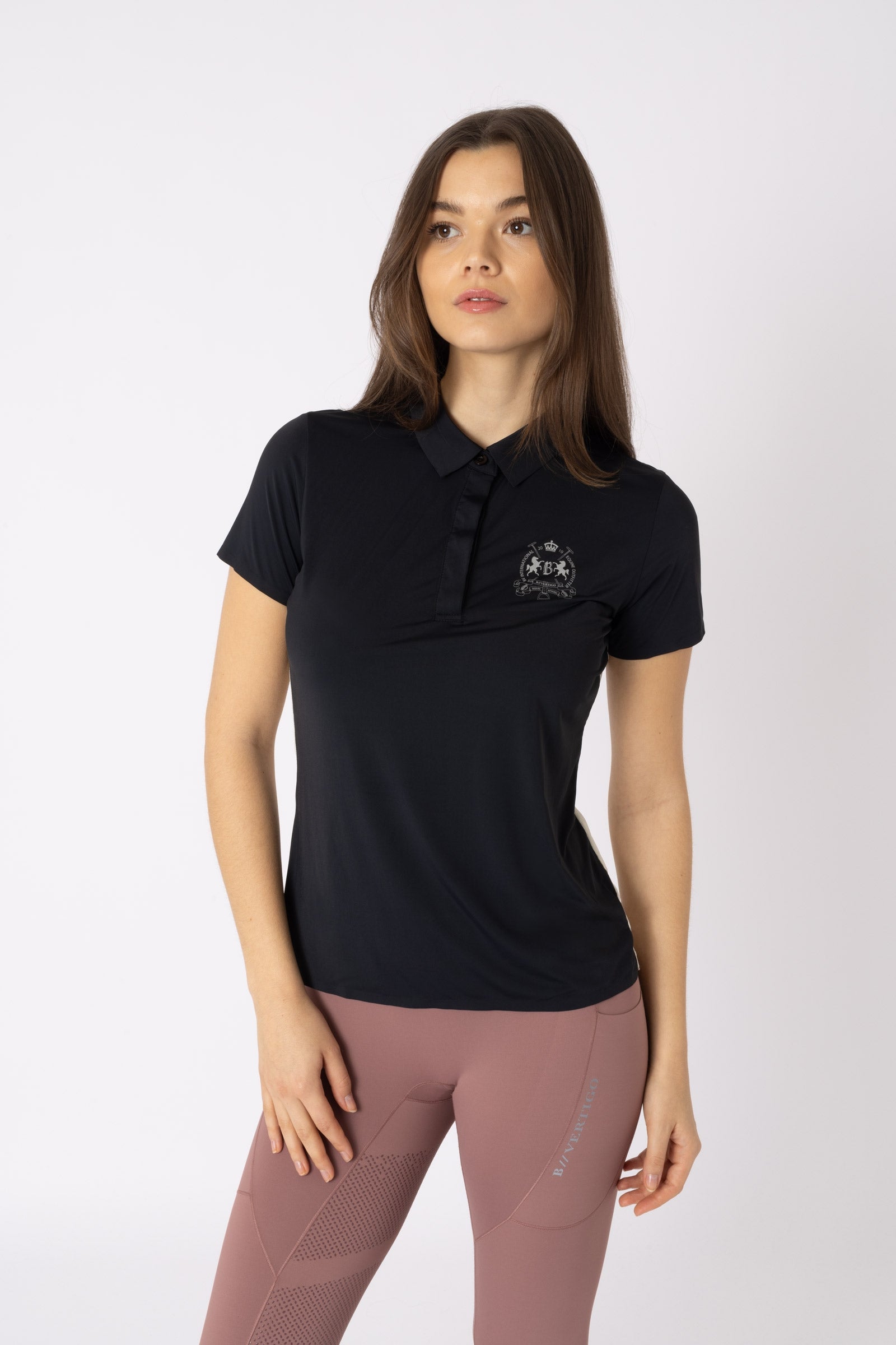 B Vertigo Daphne naadloos poloshirt, dames Dames paardrijkleding
