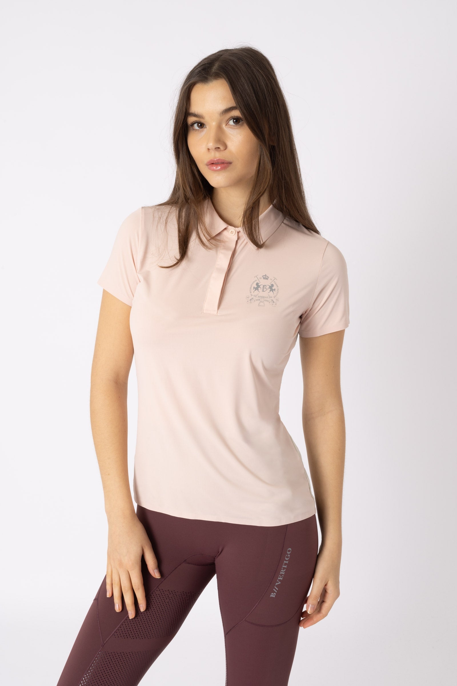 B Vertigo Daphne naadloos poloshirt, dames Dames paardrijkleding