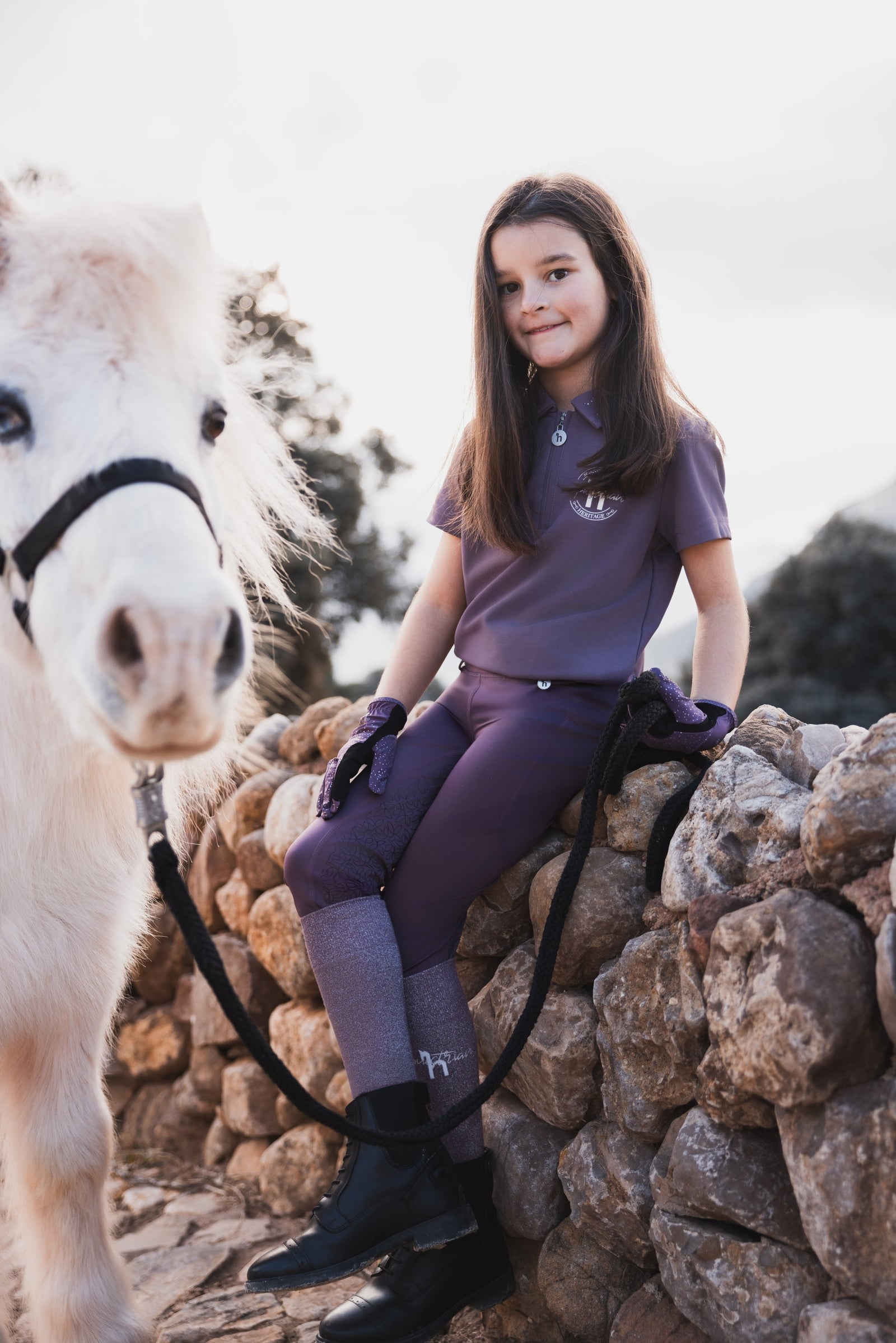 Horze Fay Kids´ Polo Shirt Kids Apparel