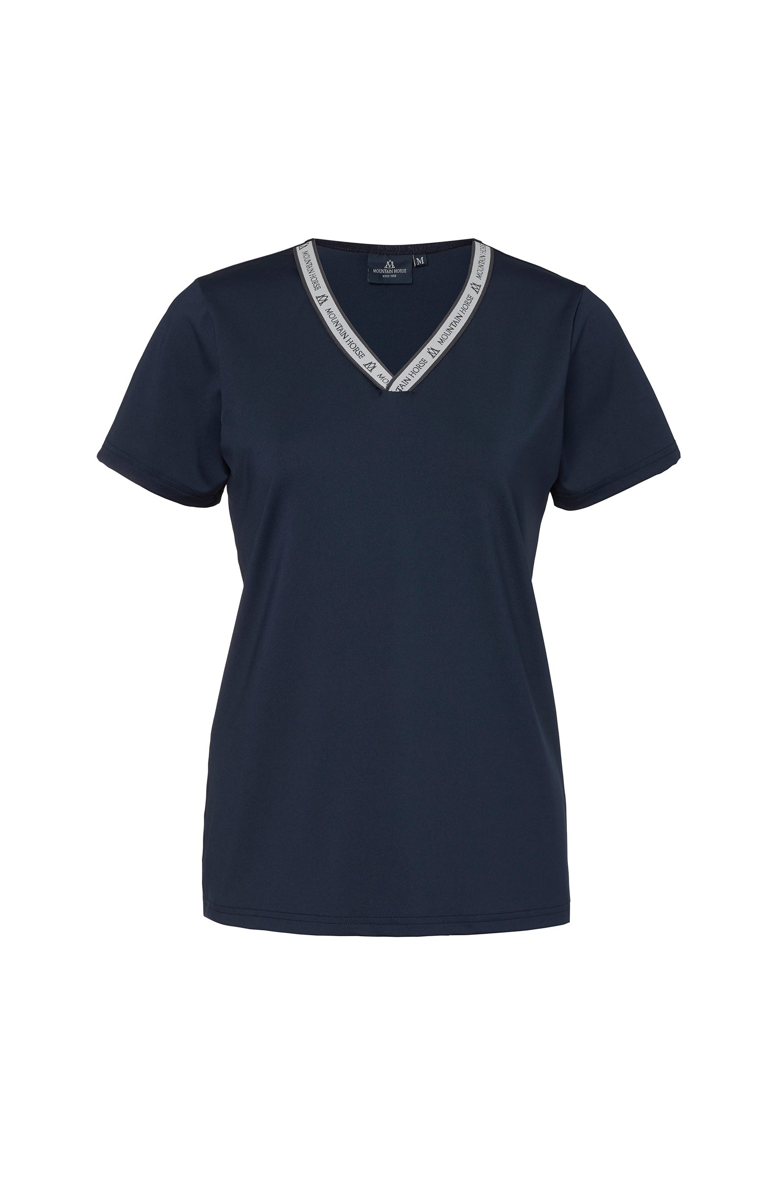 Mountain Horse Active Stripe T-shirt voor dames Dames paardrijkleding