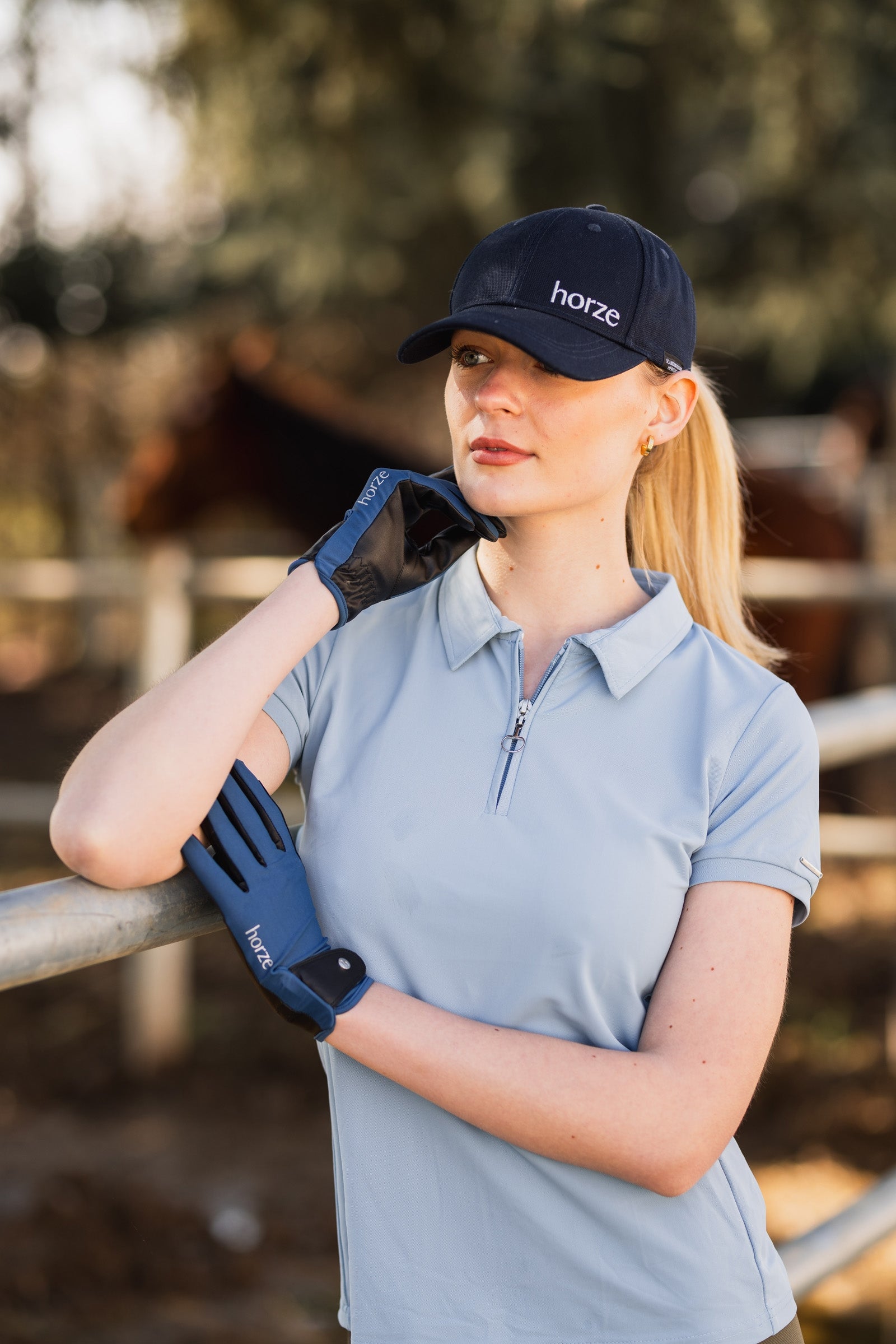Horze Malia Summer Riding Gloves Riding Gloves