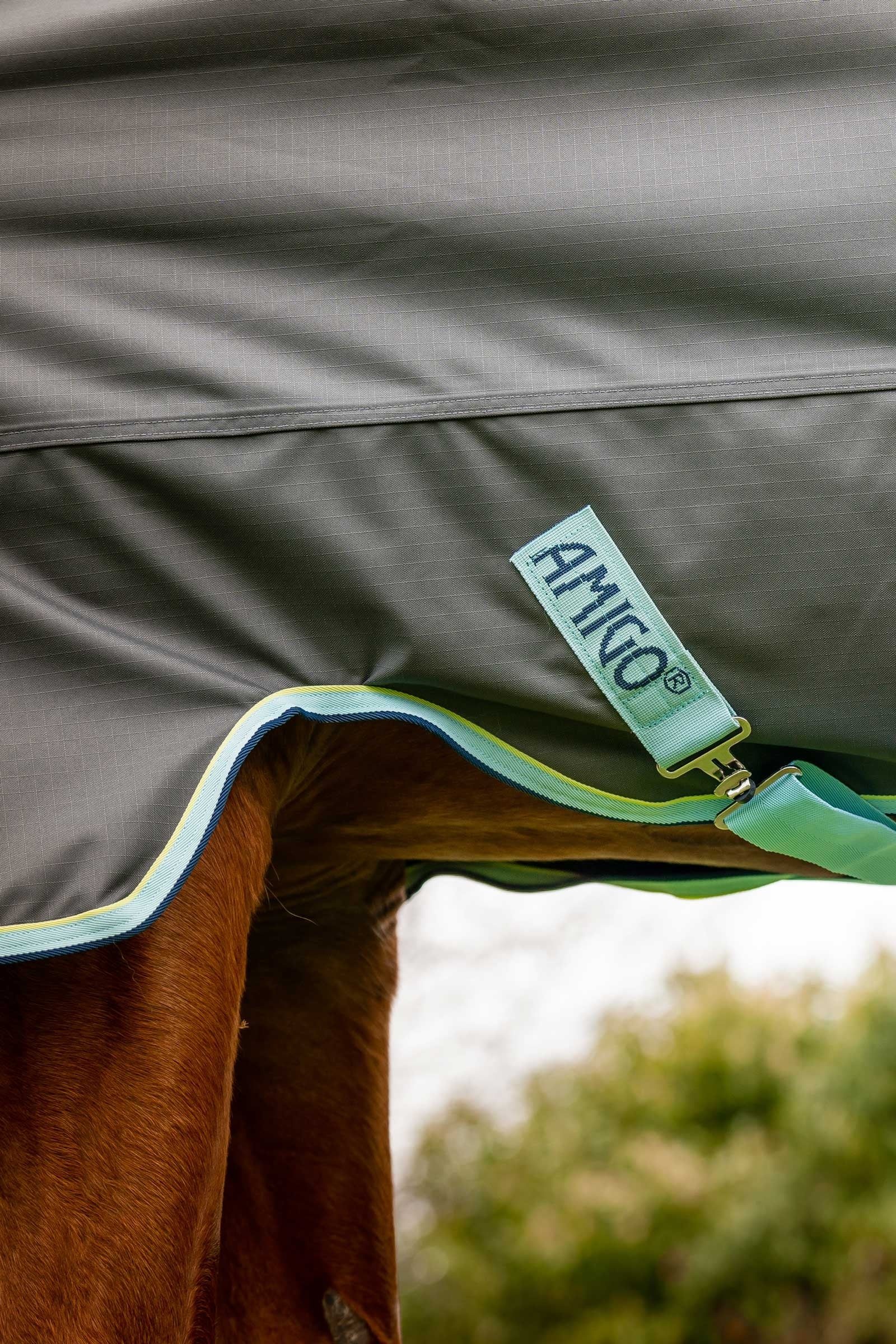 Horseware Amigo Hero Ripstop Plus Turnout Rug With Detachable Neck, 200g Horse Rugs