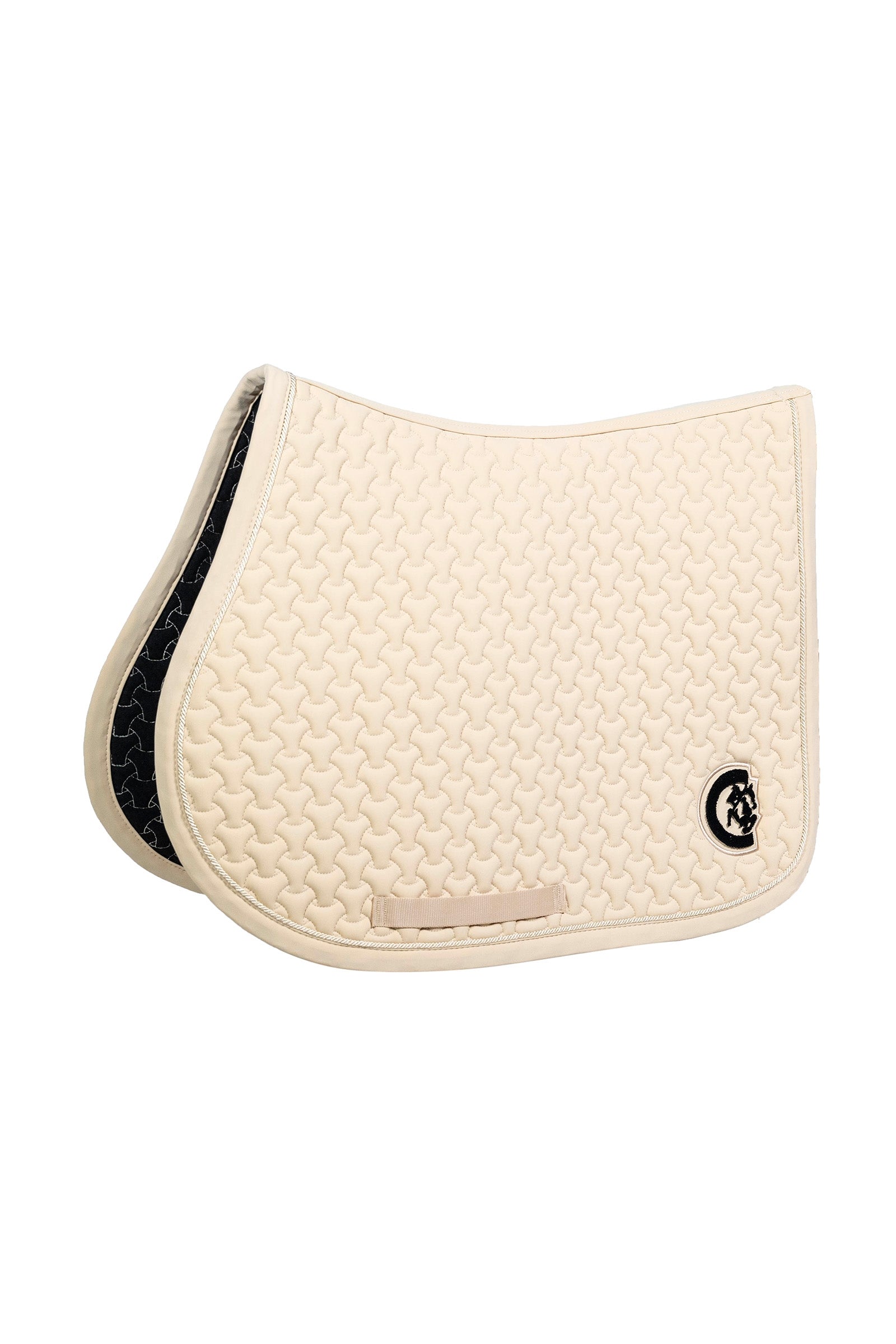 Kentucky Horsewear Zadeldoek Plaited 3D logo Zadeldekjes