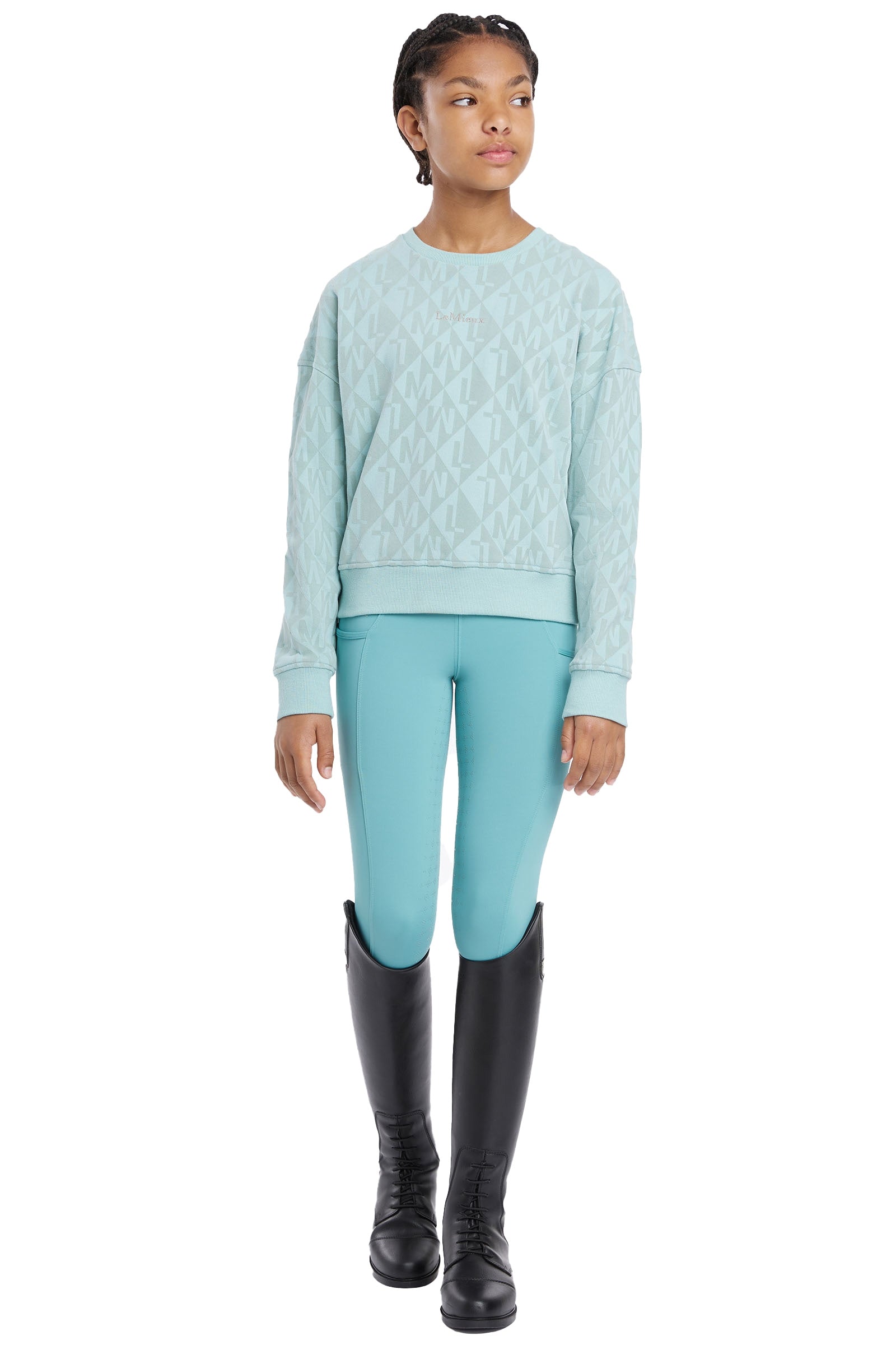 LeMieux Young Sweatshirt with Round Neck Young Rider Apparel