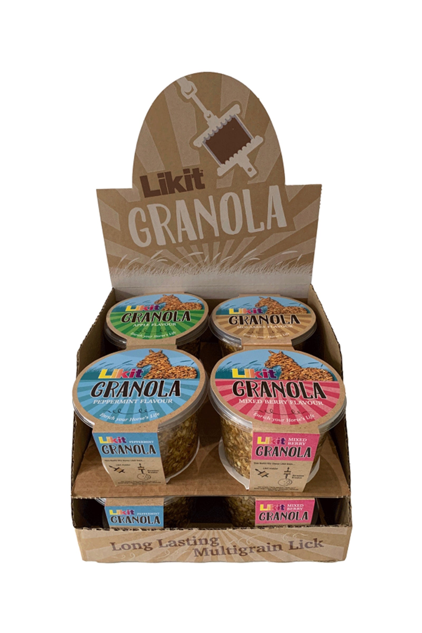 Likit Granola Assortiment (8 stuks) Horse Feed & Nutrition