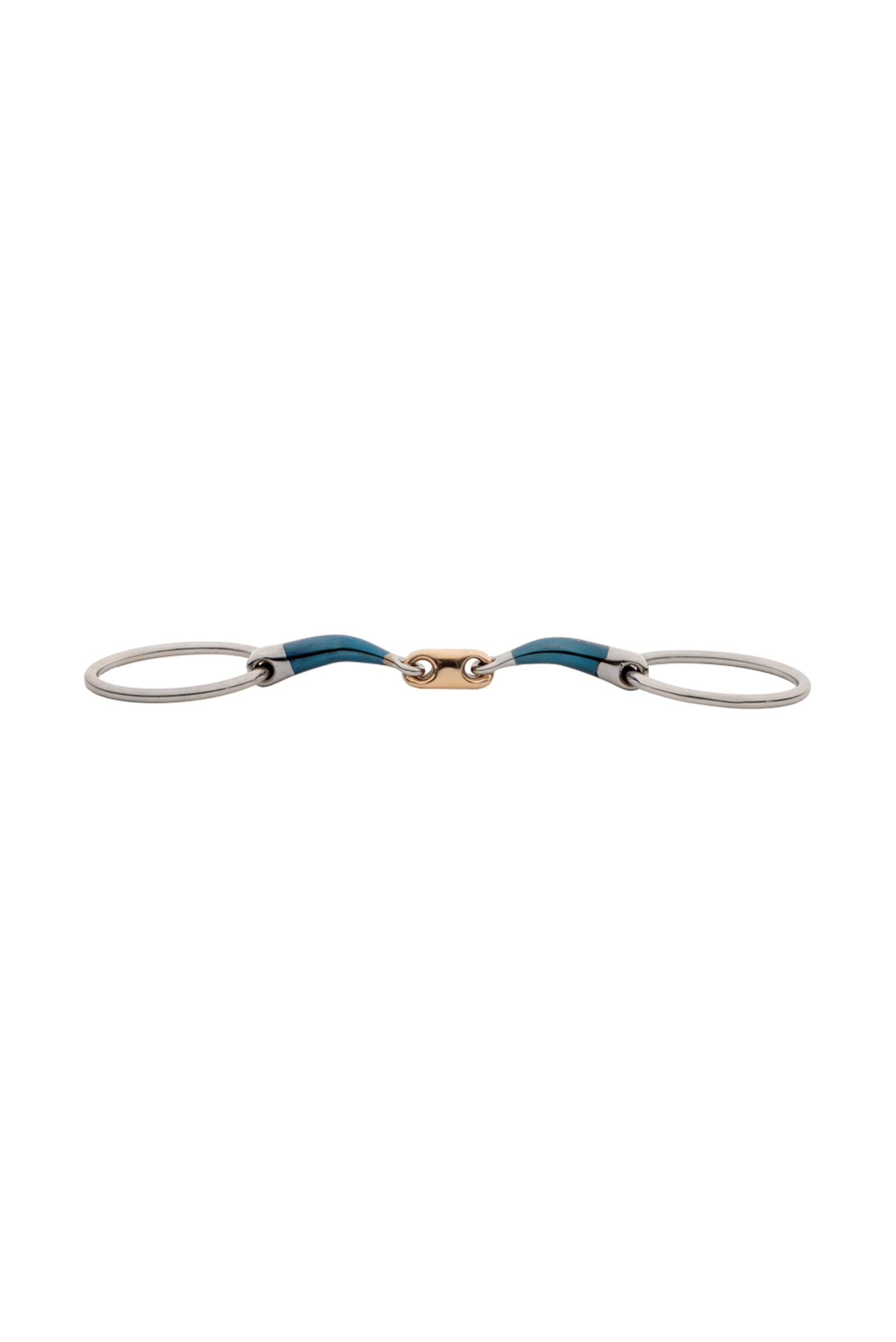 Kavalkade Ergonomic Snaffle Bit Double Jointed, Lock Up, 14 mm Horse Bits