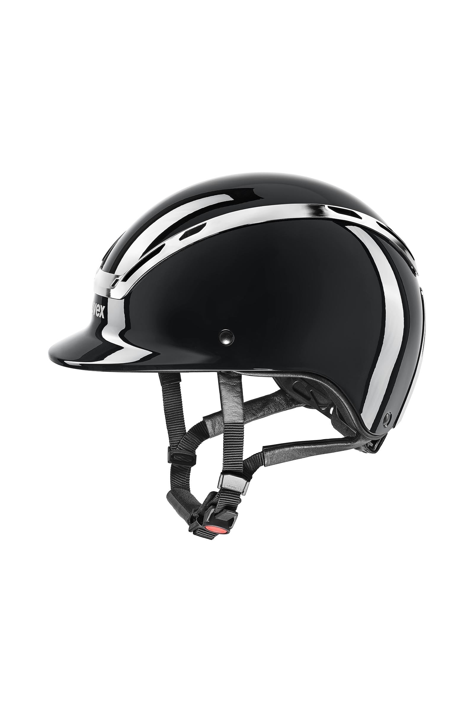 Uvex Exxeed Shiny Chrome Paardrijhelm Paardrijcaps & Bodyprotectors