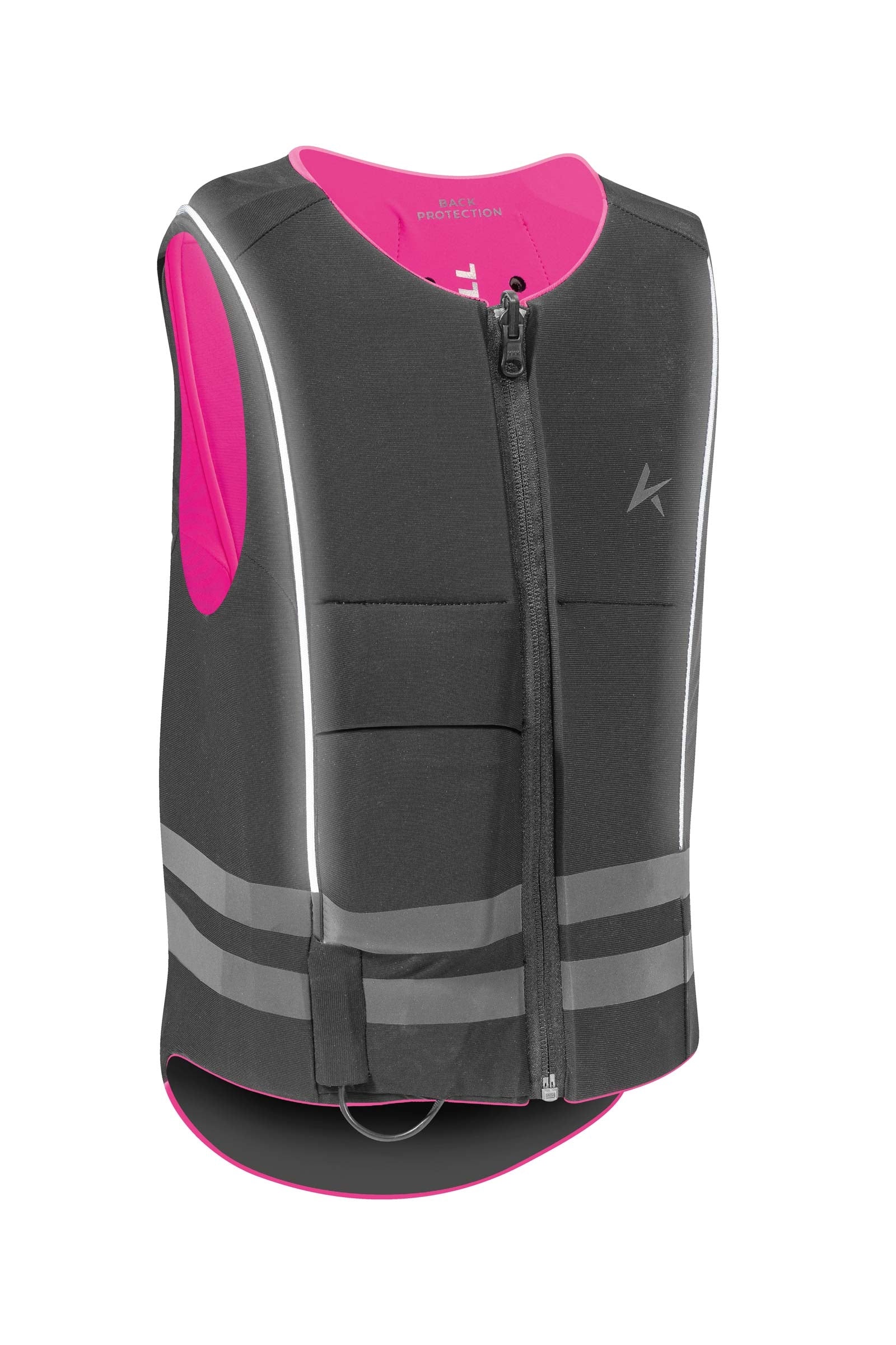 Komperdell Ballistic High Visibility Junior Rugbeschermer, omkeerbaar Paardrijcaps & Bodyprotectors