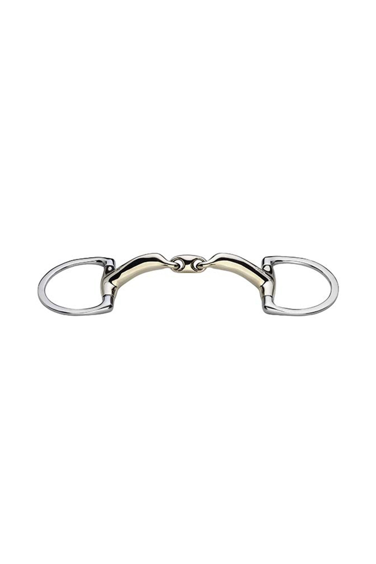 Sprenger Novocontact Eggbutt Bit With D-Rings, double jointed, Sensogan, 16mm Horse Bits