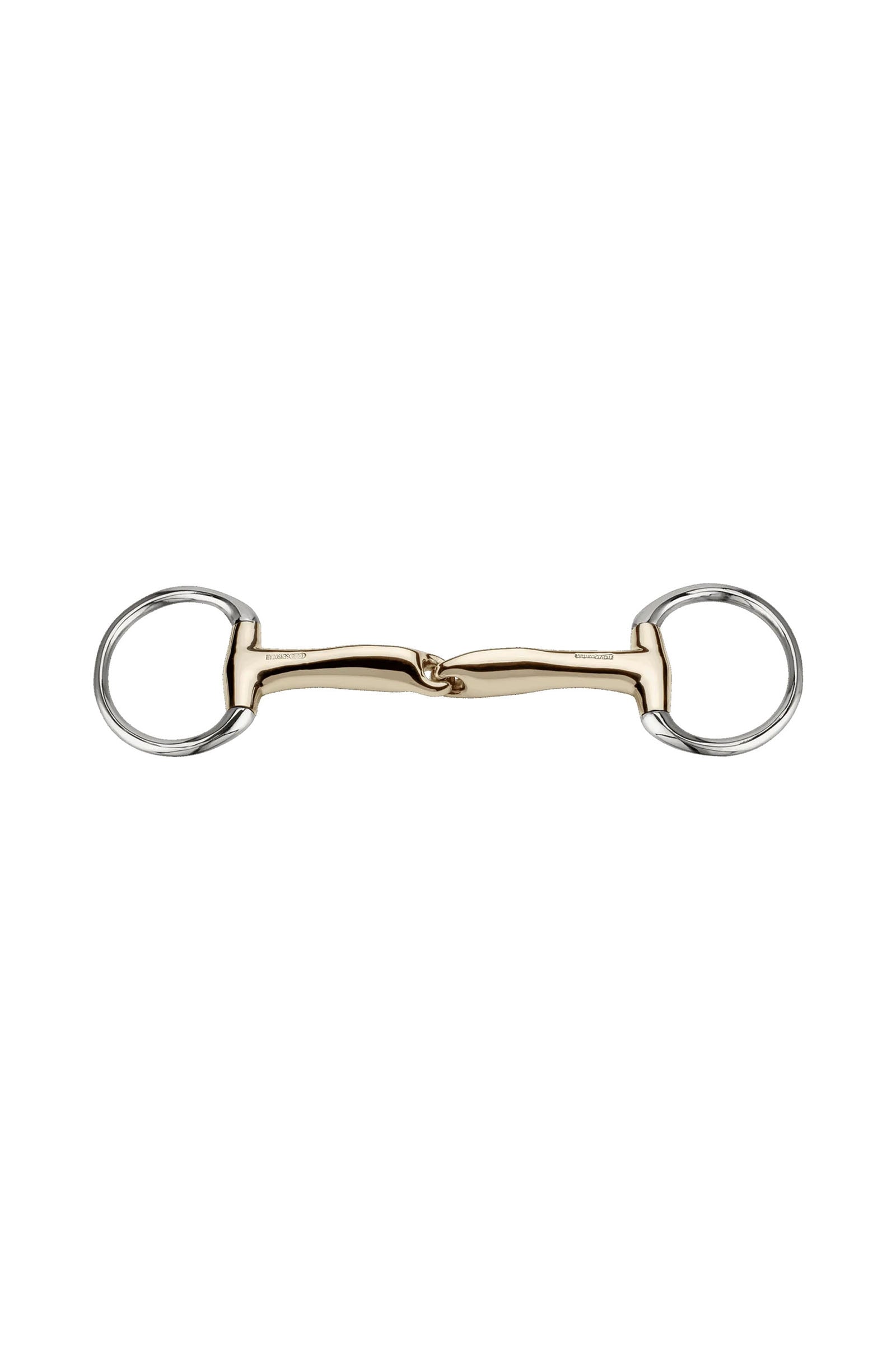 Sprenger Novocontact Bustrens 14 mm enkelgebroken Sensogan met D-vormige ringen Bitten