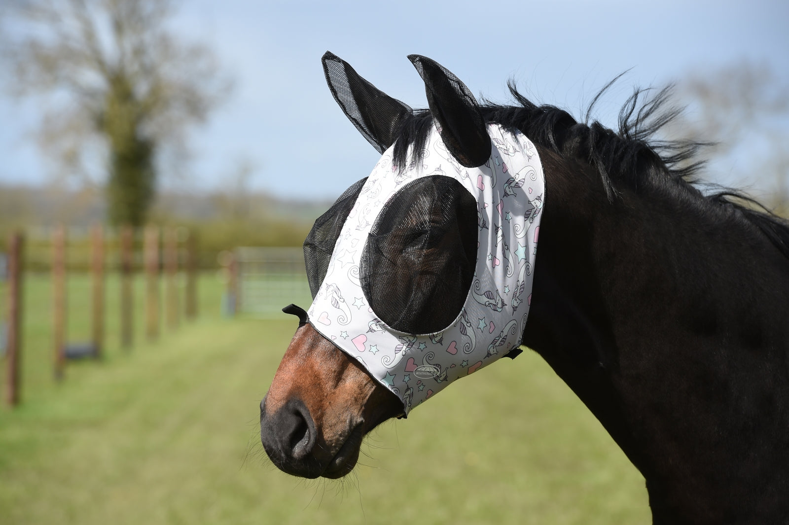 Weatherbeeta Deluxe Stretch Bug Eye Saver with Ears Vliegenbescherming