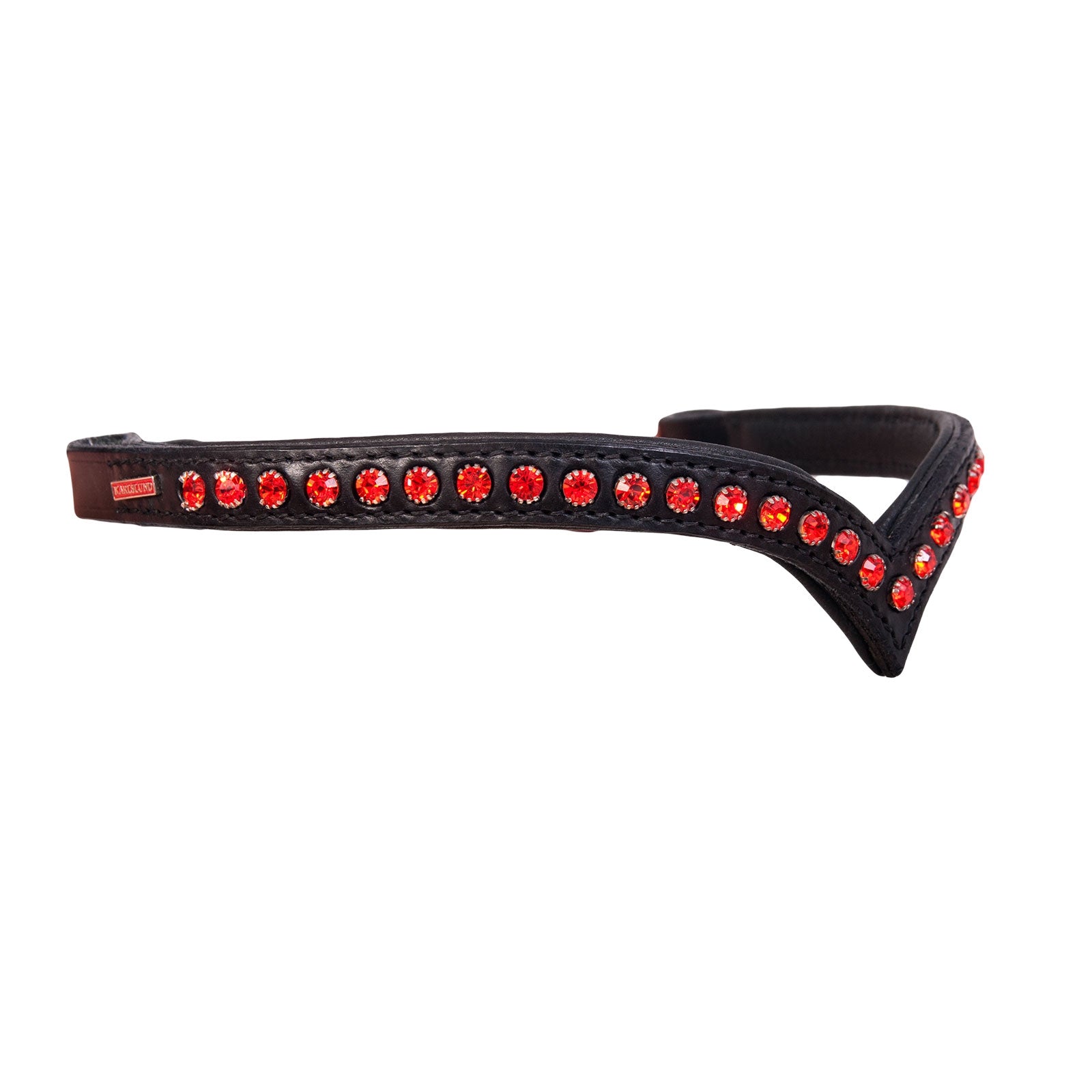 Karlslund Browband 1 Row Crystals Bridles & Reins