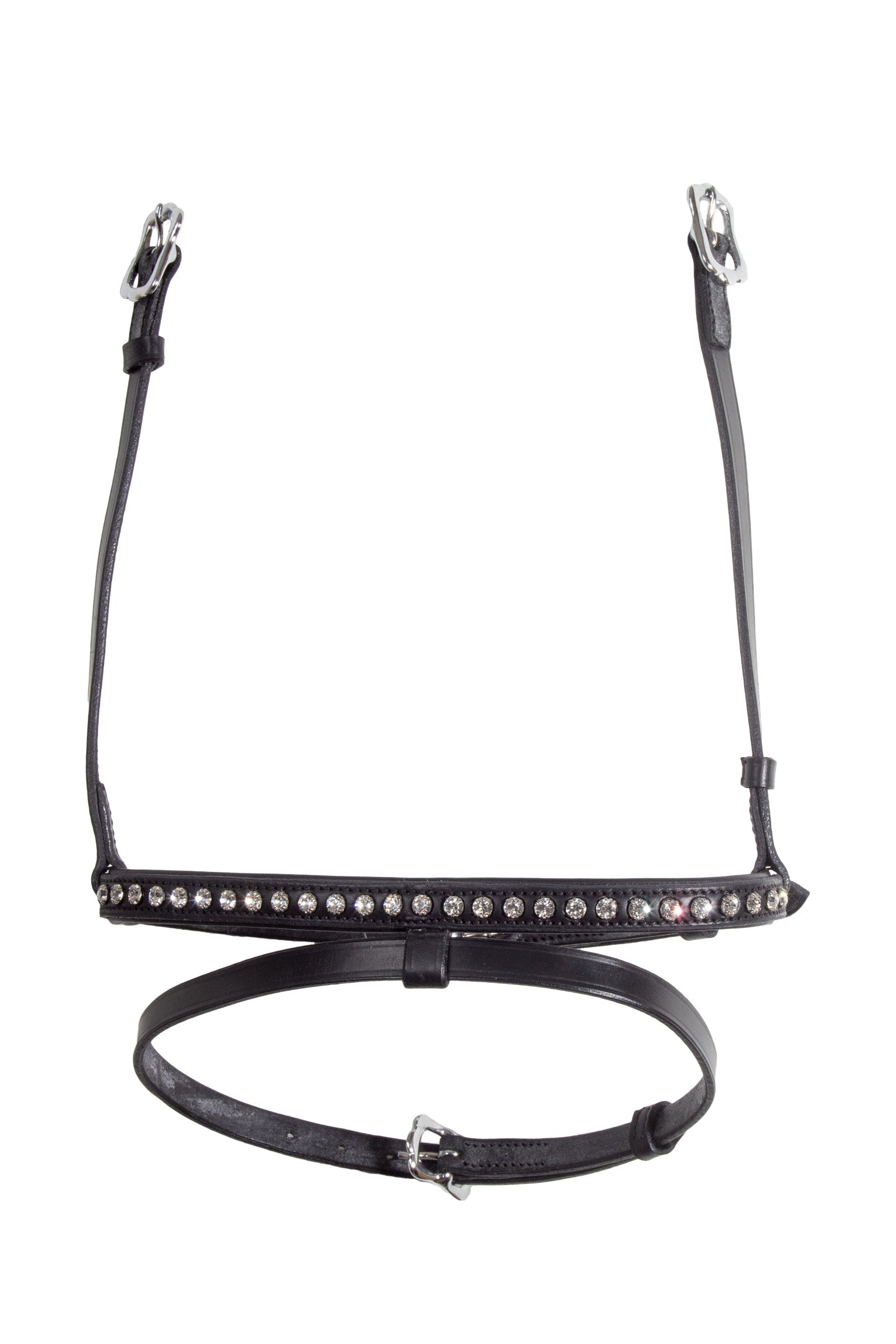 Karlslund Combined noseband, 1 row crystals Bridles & Reins