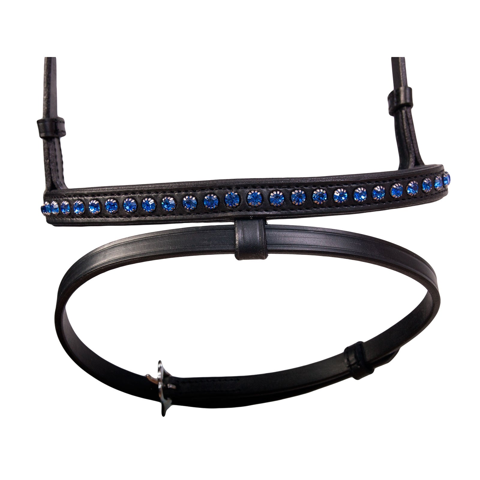 Karlslund Combined noseband, 1 row crystals Bridles & Reins