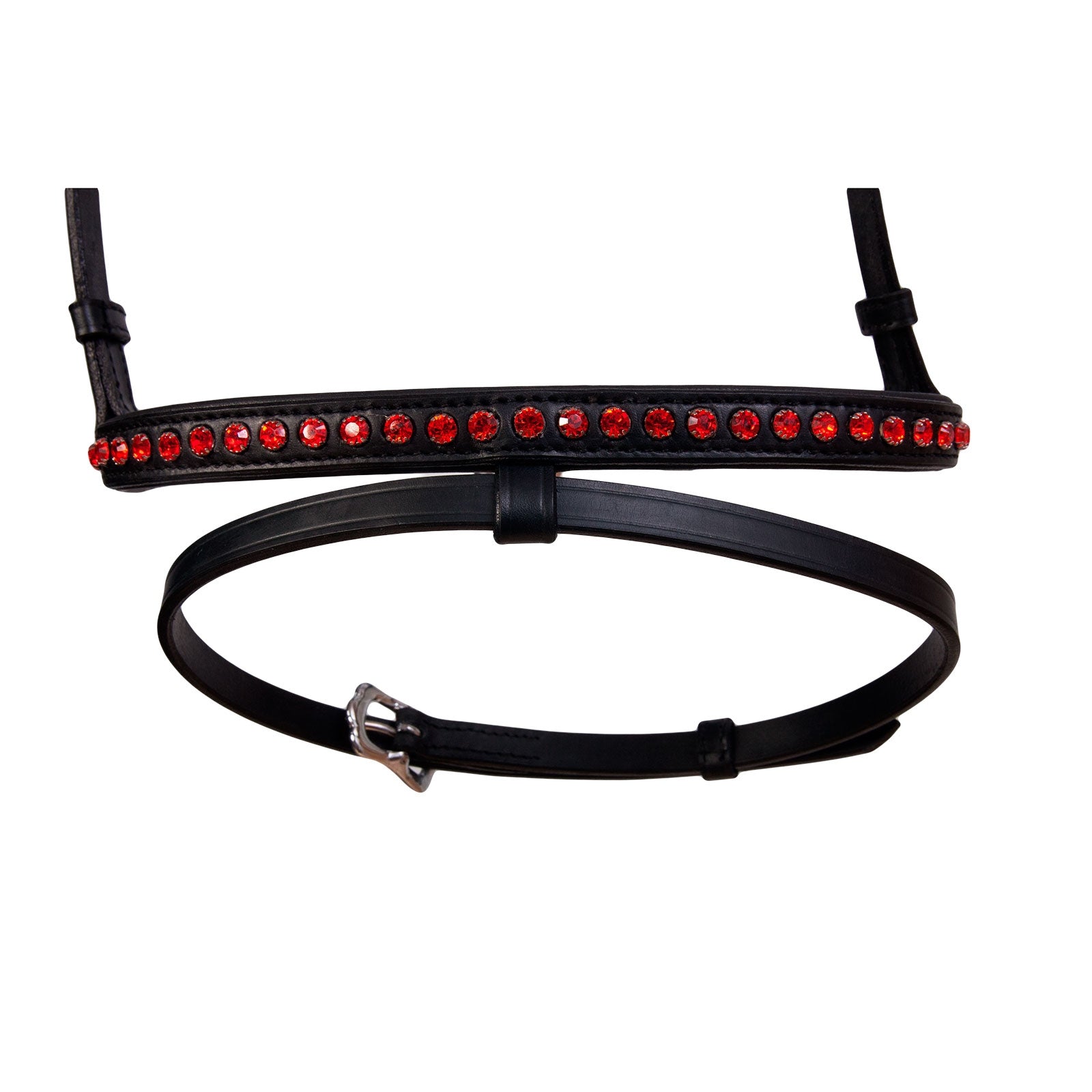 Karlslund Combined noseband, 1 row crystals Bridles & Reins