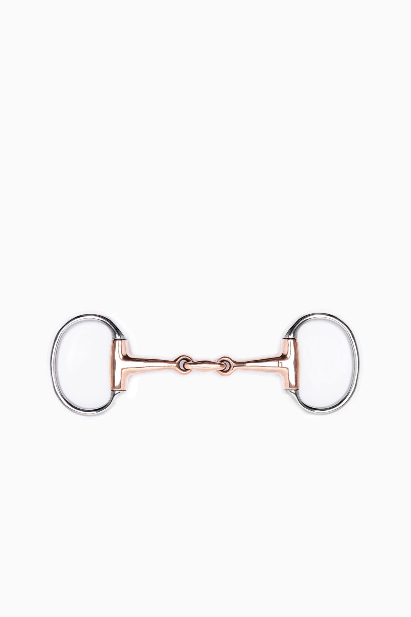Horze Double-Jointed Eggbutt Bit, 16mm thickness, 70mm rings Horse Bits