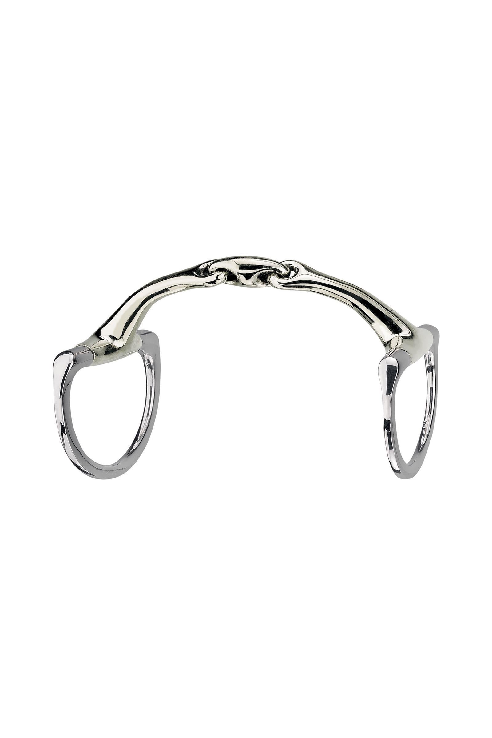 Sprenger Dynamic RS olijvenkopbit D ringen, dubbel gebroken, 16 mm, Sensogan Bitten