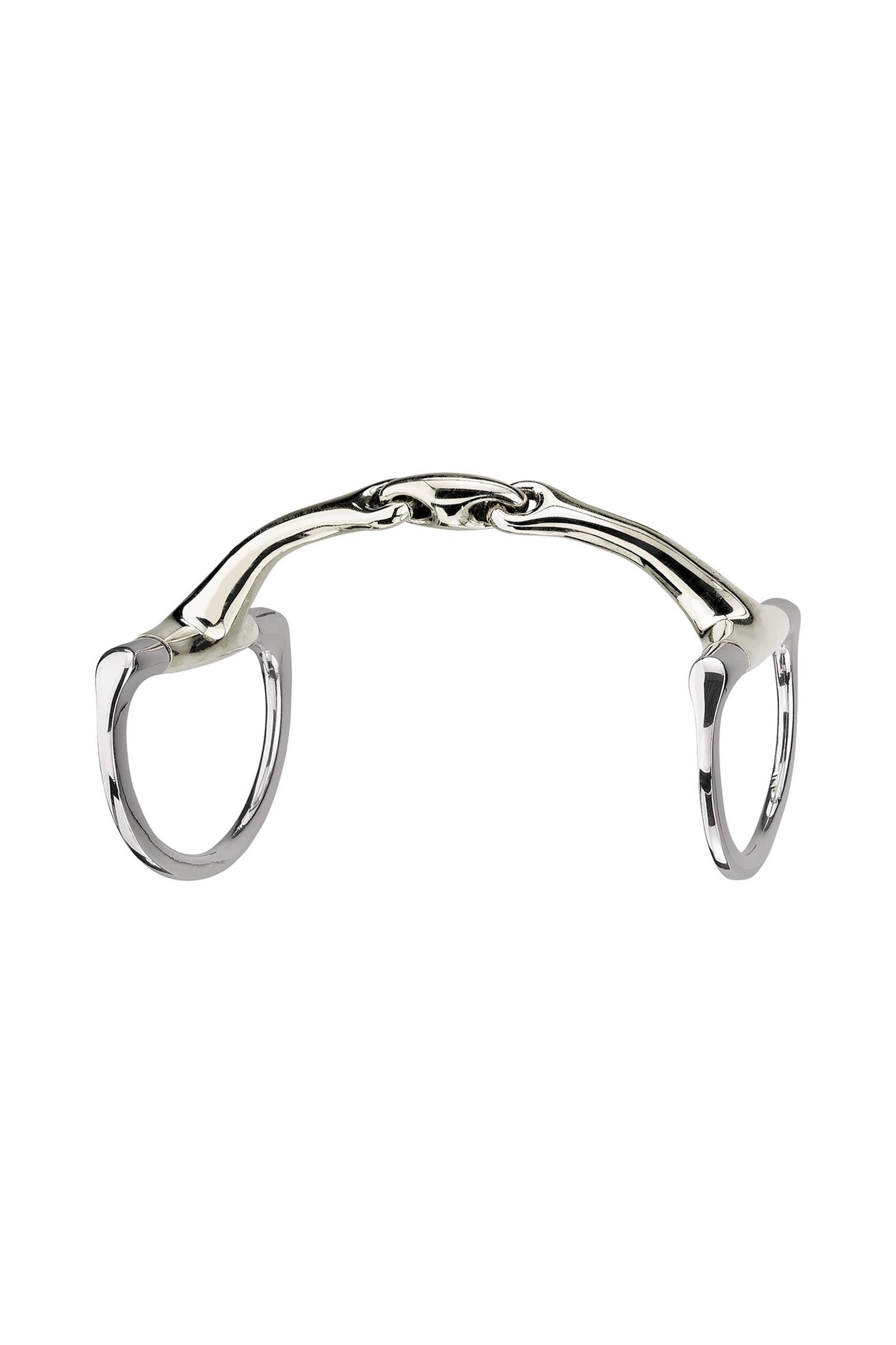 Sprenger Dynamic RS olijvenkopbit D ringen, dubbel gebroken, 14 mm, Sensogan Bitten