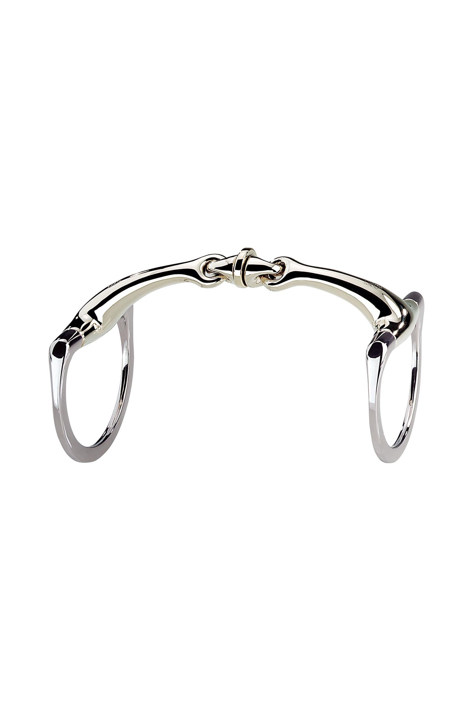 Sprenger Dynamic RS WH Ultra Snaffle Bit D-Rings, Double Jt., 16mm, Sensogan Horse Bits