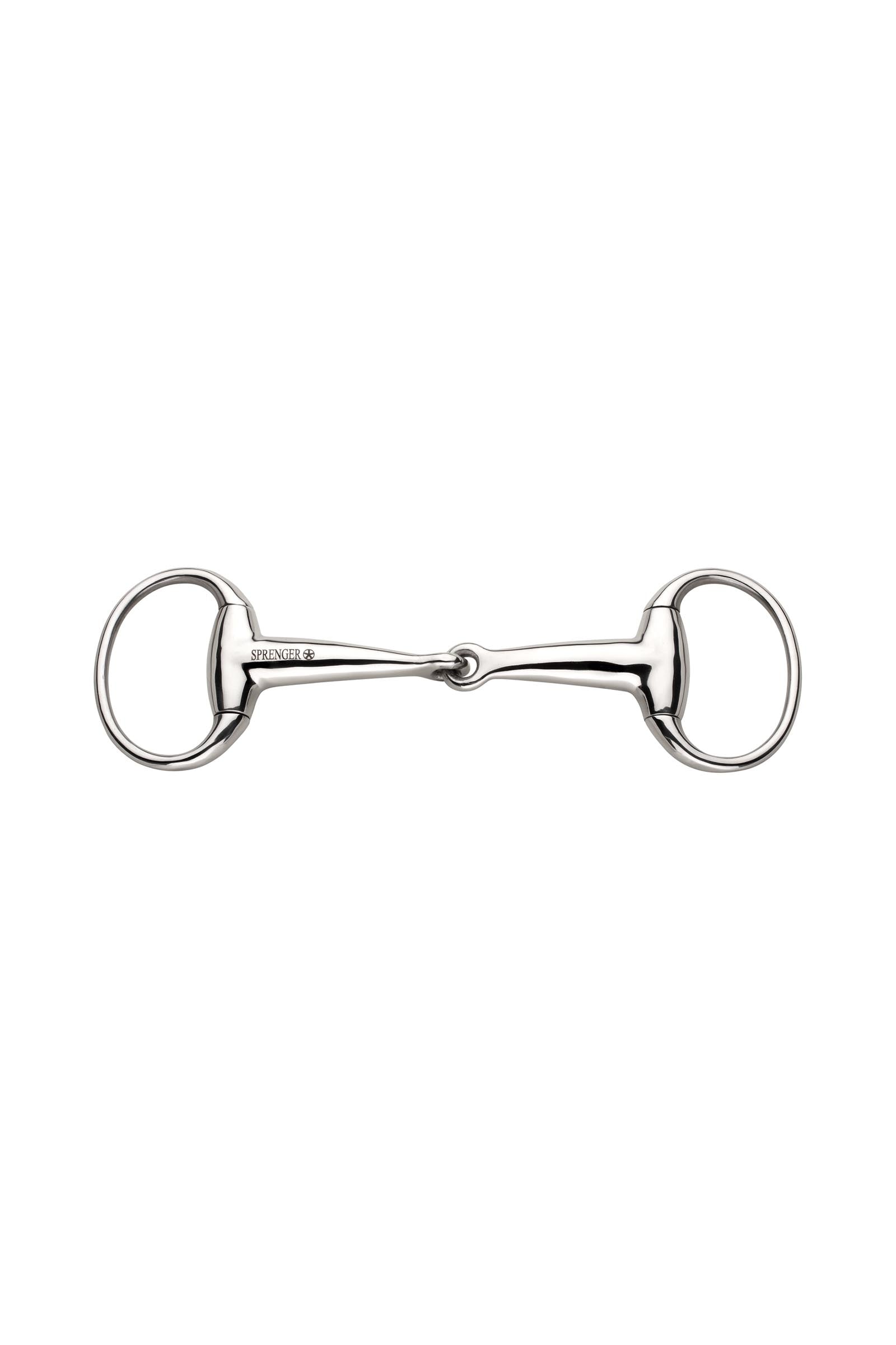 Sprenger hol olijvenkopbit, enkel gebroken, 18 mm, roestvrij staal Bitten