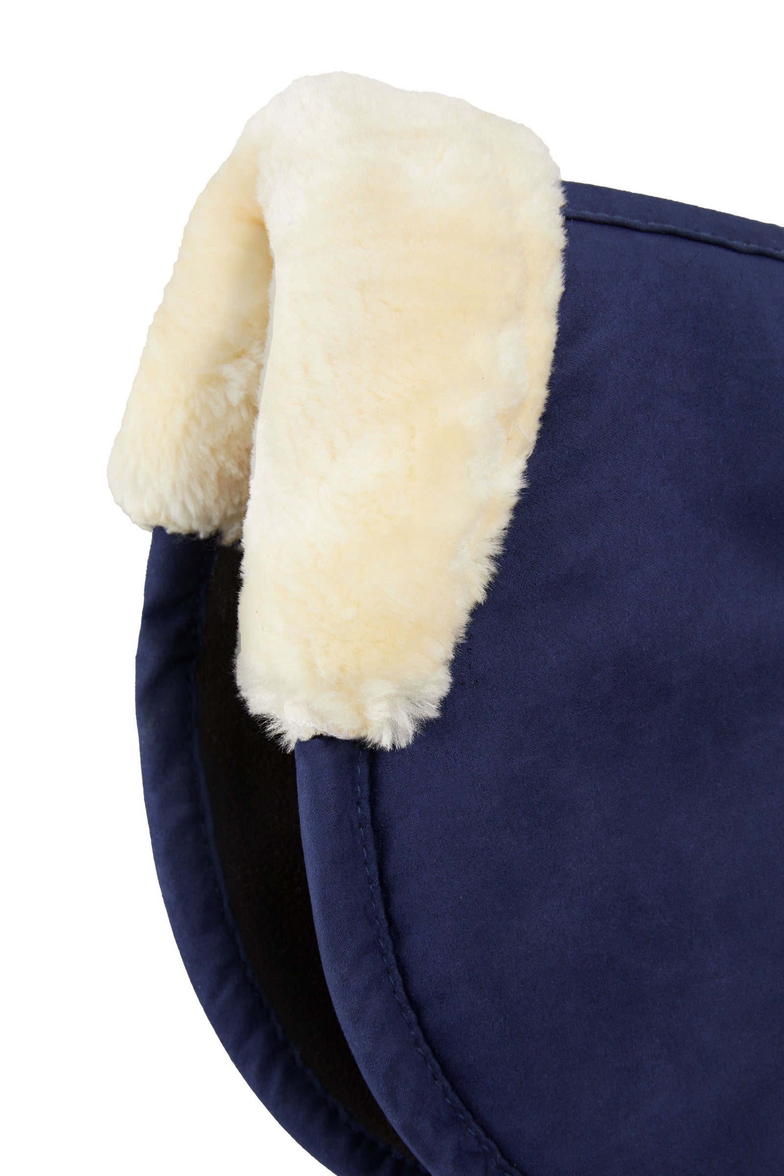 Horze Memory Foam Pad with Faux Fur Saddle Pads