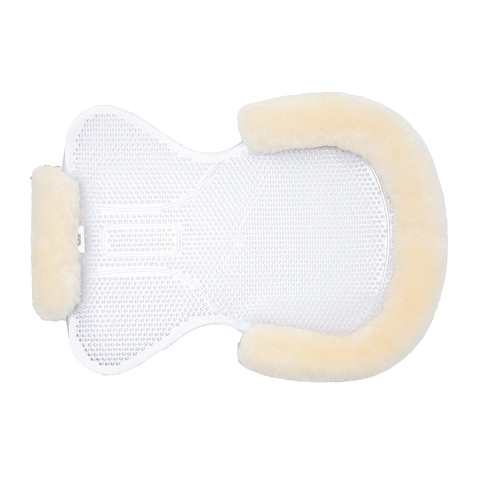 Horze Harleigh Gel Pad met Lamsvel Rand Zadeldekjes