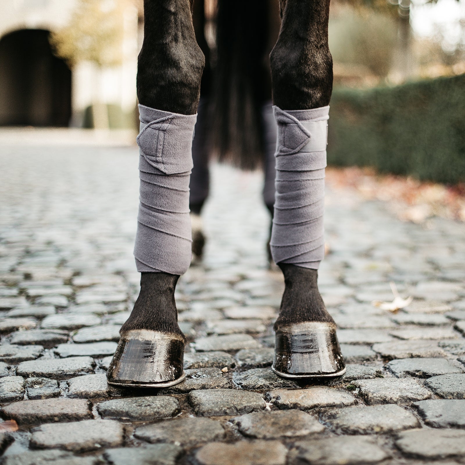 Kentucky Horsewear Polar Fleece Bandages (Set of 4) Leg Protection & Hoof Protection for Horses