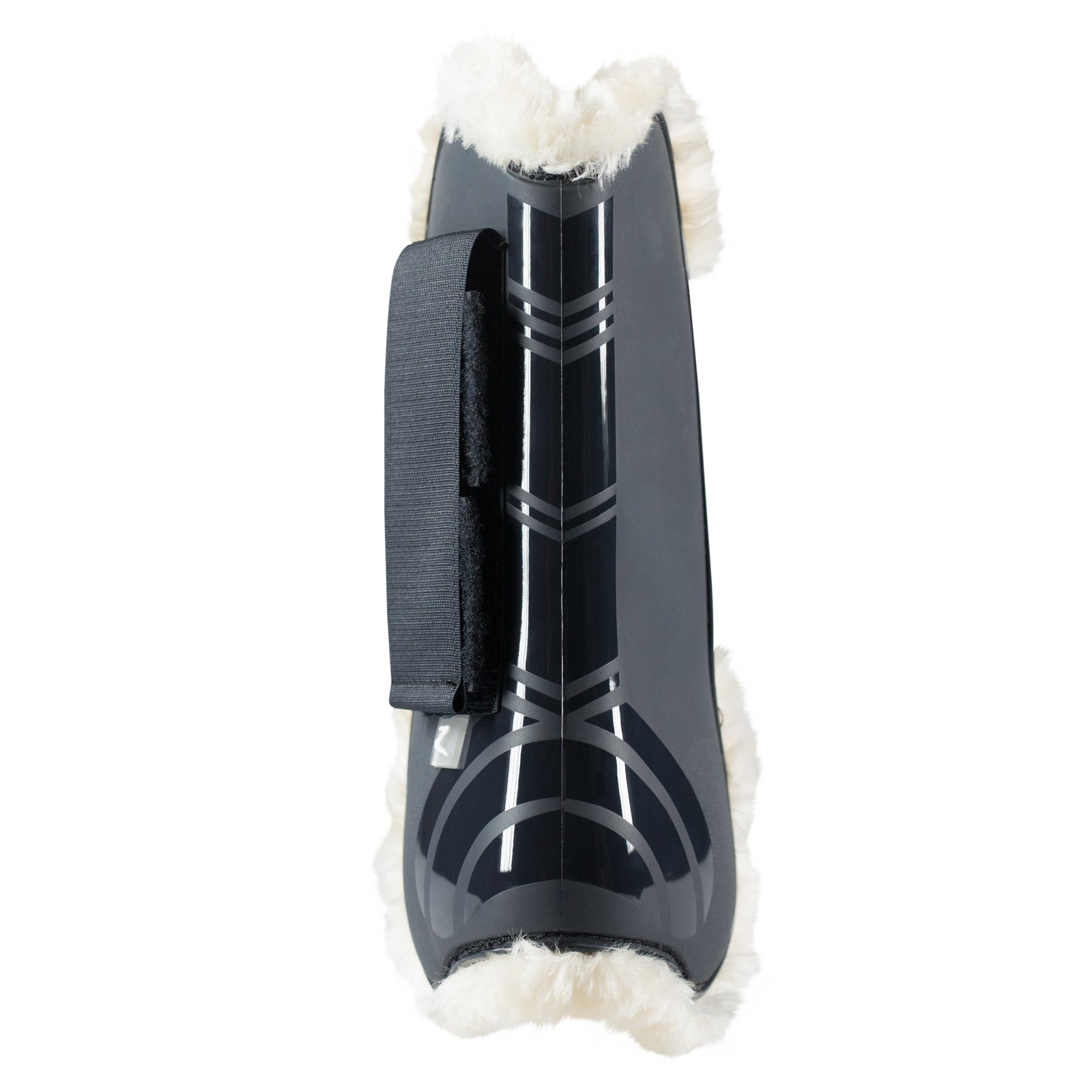 Horze Caliber Tendon Boots with Faux Fur Lining Leg & Hoof Protection