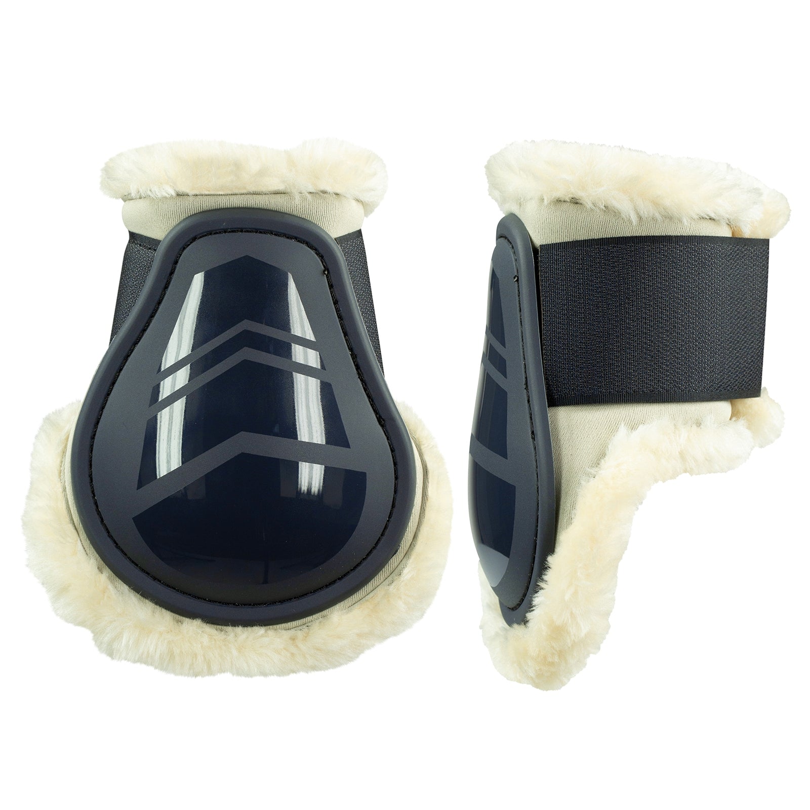Horze Caliber Fetlock Boots with Faux Fur Lining Leg & Hoof Protection