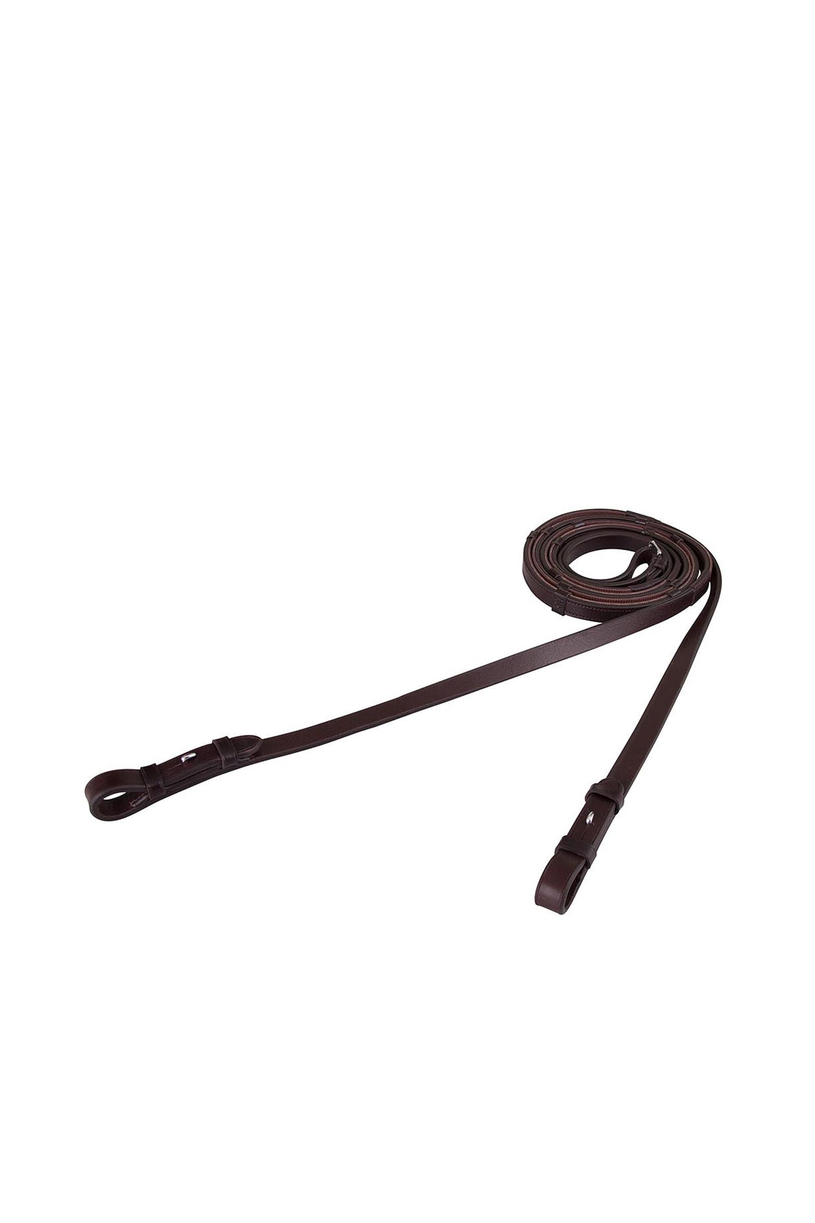 BR leren teugels met antislipgrip, 16 mm Hoofdstellen & Teugels