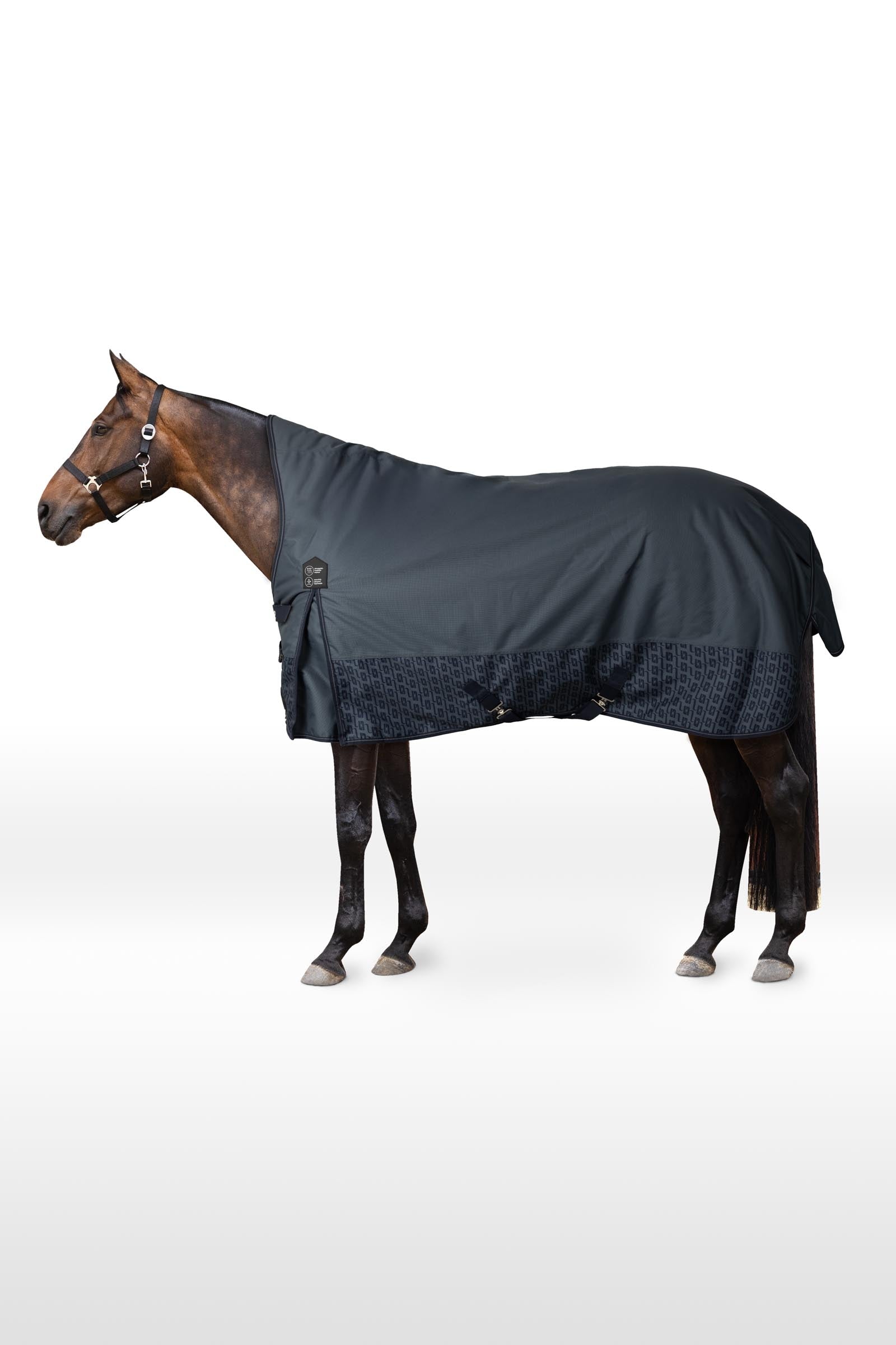 Horze Avalanche 1200D Paardendeken hoge hals, medium 150 grams Paardendekens