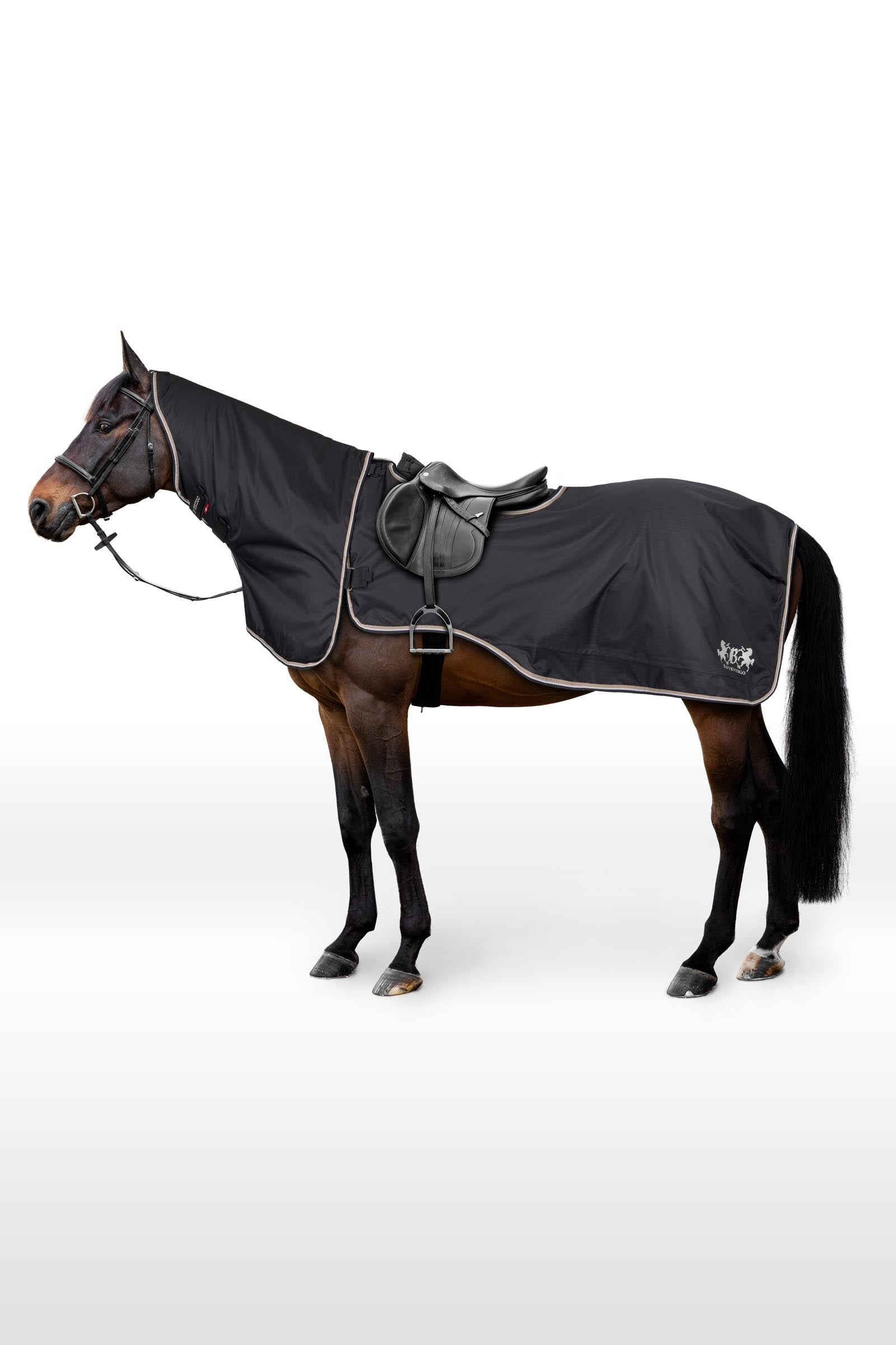 B Vertigo Vancouver Paardendeken met afneembare hals, 200 grams Paardendekens