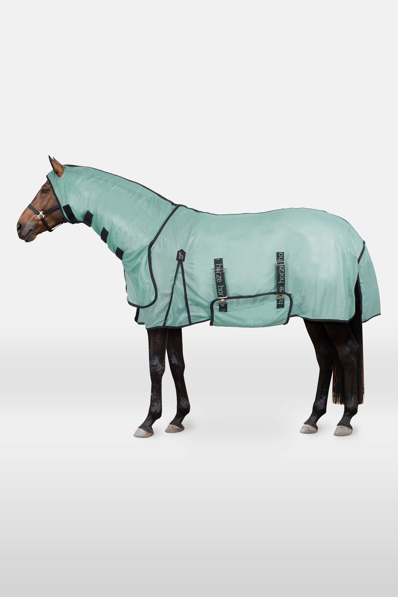 Horze Paso Fino vliegendeken met kap en UV bescherming Paardendekens