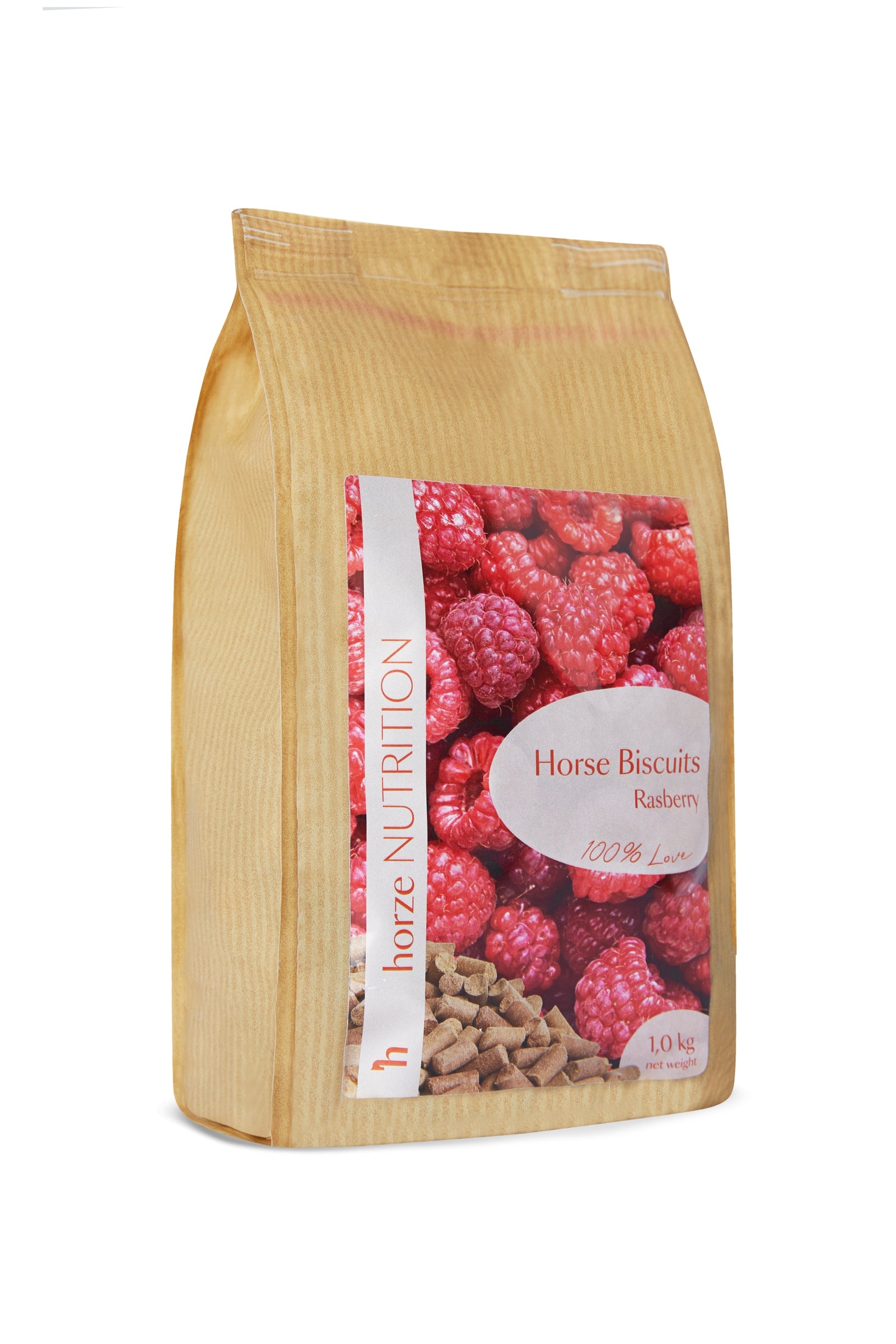 Horze Biscuits Raspberry, paardensnoepjes, 1 kilo Horse Feed & Nutrition