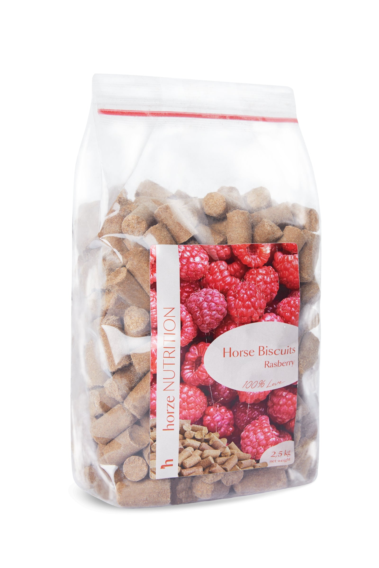 Horze Biscuits Raspberry, paardensnoepjes, 2,5 kilo Horse Feed & Nutrition