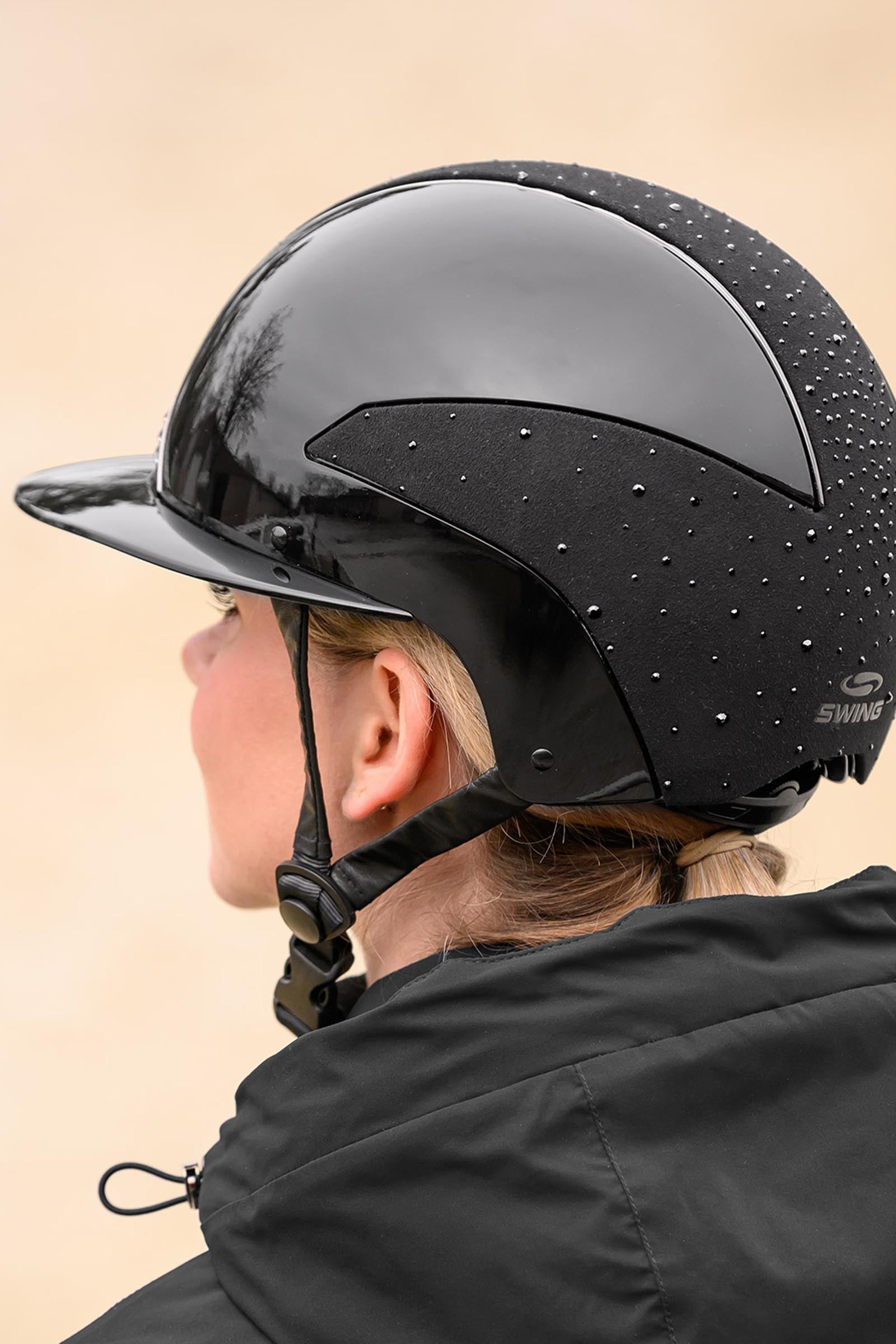 SWING H24 Lady Spark Glossy Riding Helmet Safety Equipment