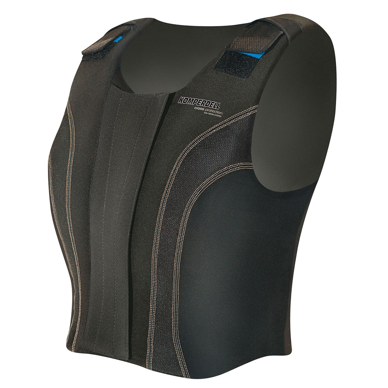 Komperdell Veiligheidsvest met Rits Vooraan Regular Fit Paardrijcaps & Bodyprotectors